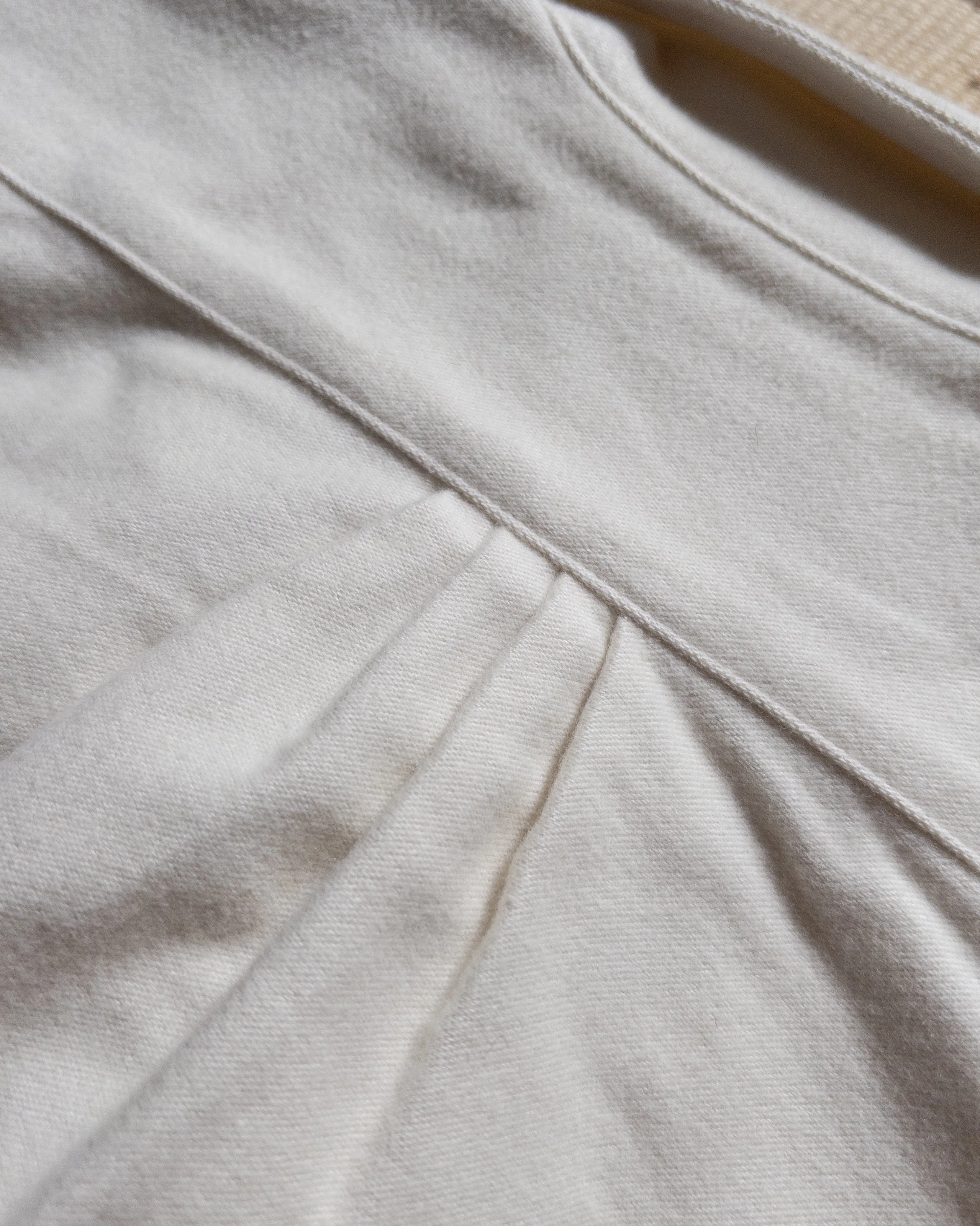 Moleskin Pearlsnap Shirt - Alabaster sold by Wythe NY product image thumbnail 5