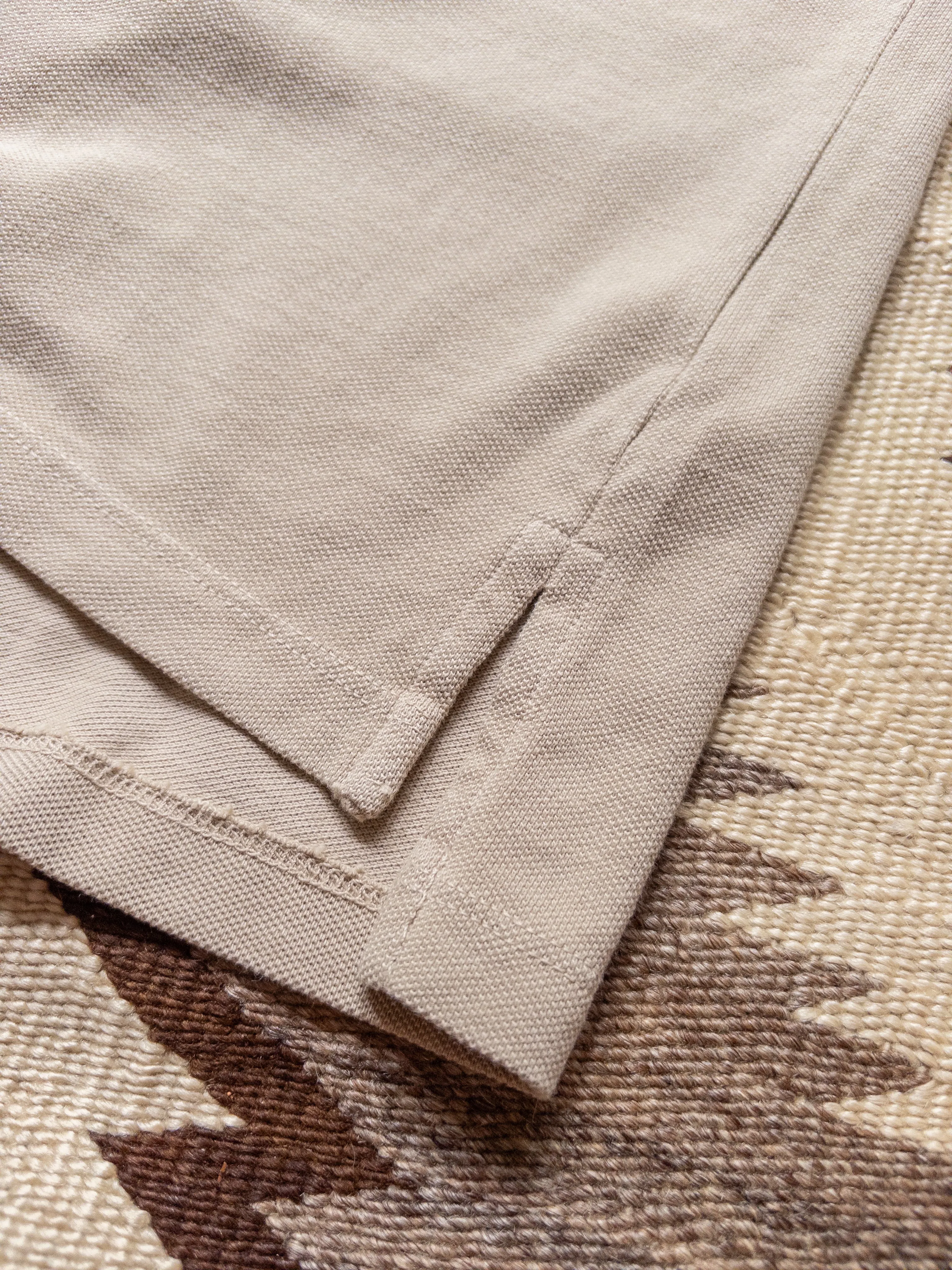 Garment Dyed Longsleeve Polo - Palomino sold by Wythe NY product image thumbnail 4
