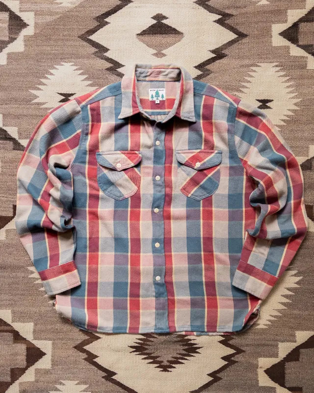Washed Flannel Workshirt - Conservation Plaid made by Wythe NY