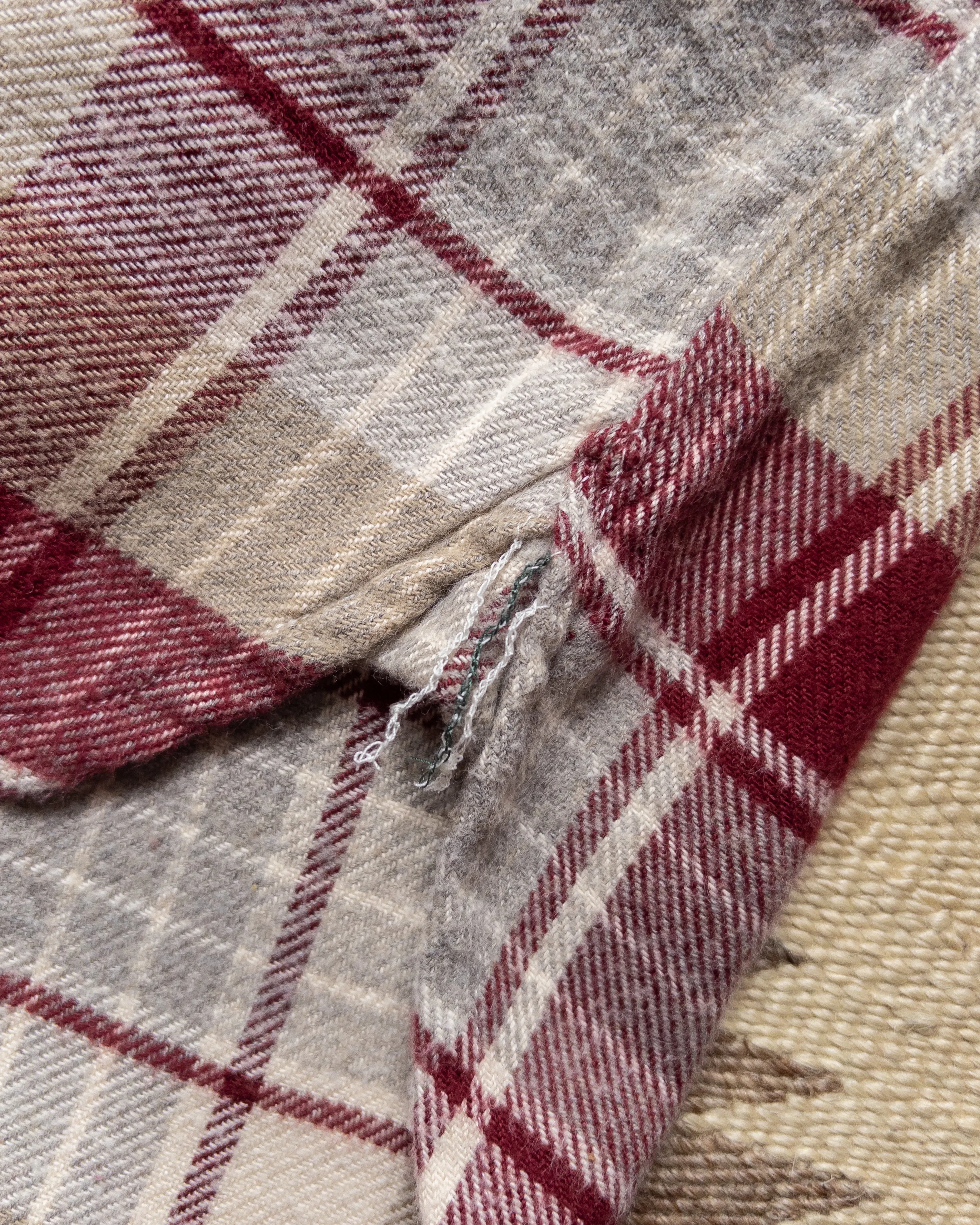 Washed Flannel Workshirt - Merlot Plaid sold by Wythe NY product image thumbnail 5