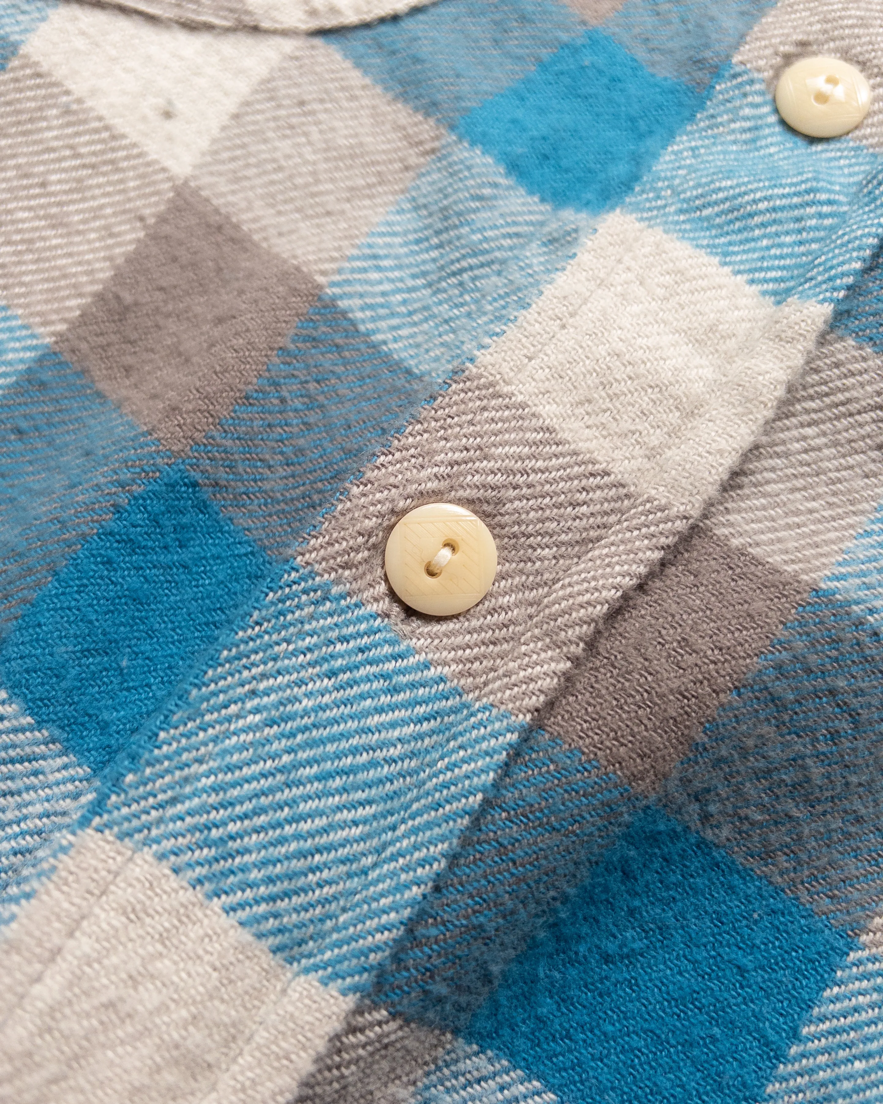 Washed Flannel Workshirt - Glacier Plaid sold by Wythe NY product image thumbnail 3