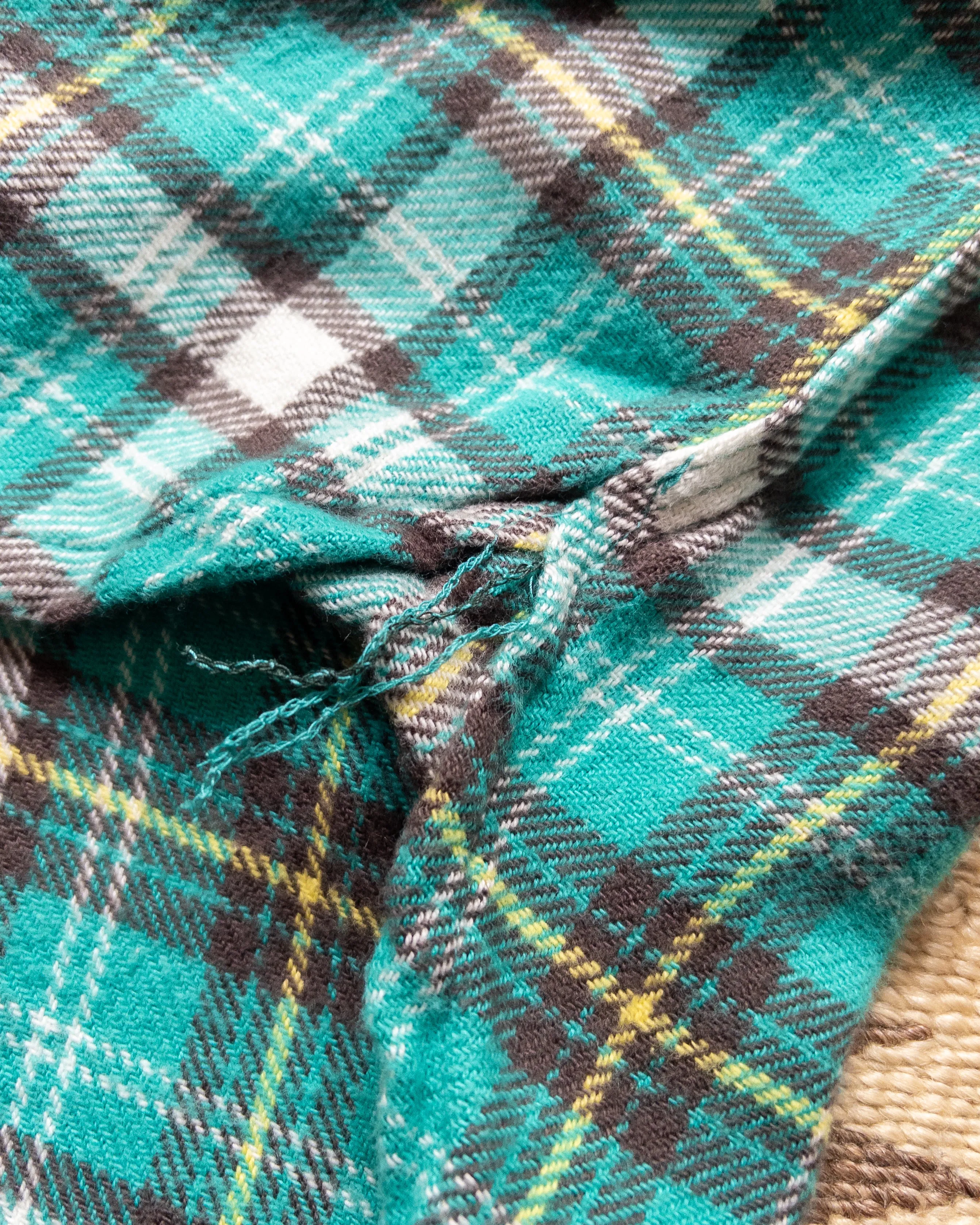 Washed Flannel Workshirt - Thousand Lakes Plaid sold by Wythe NY product image thumbnail 5