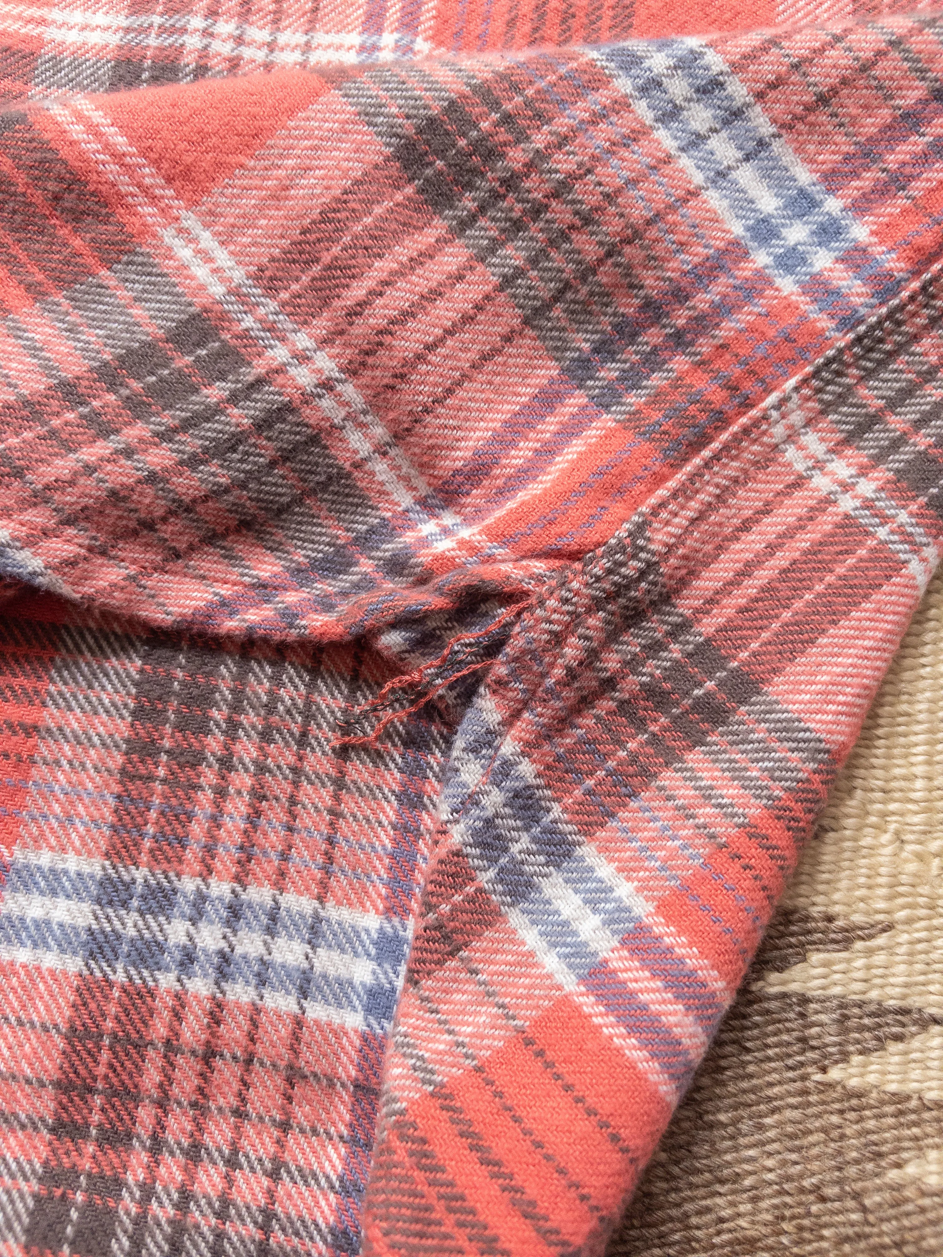 Washed Flannel Workshirt - Cactus Flower Plaid sold by Wythe NY product image thumbnail 5