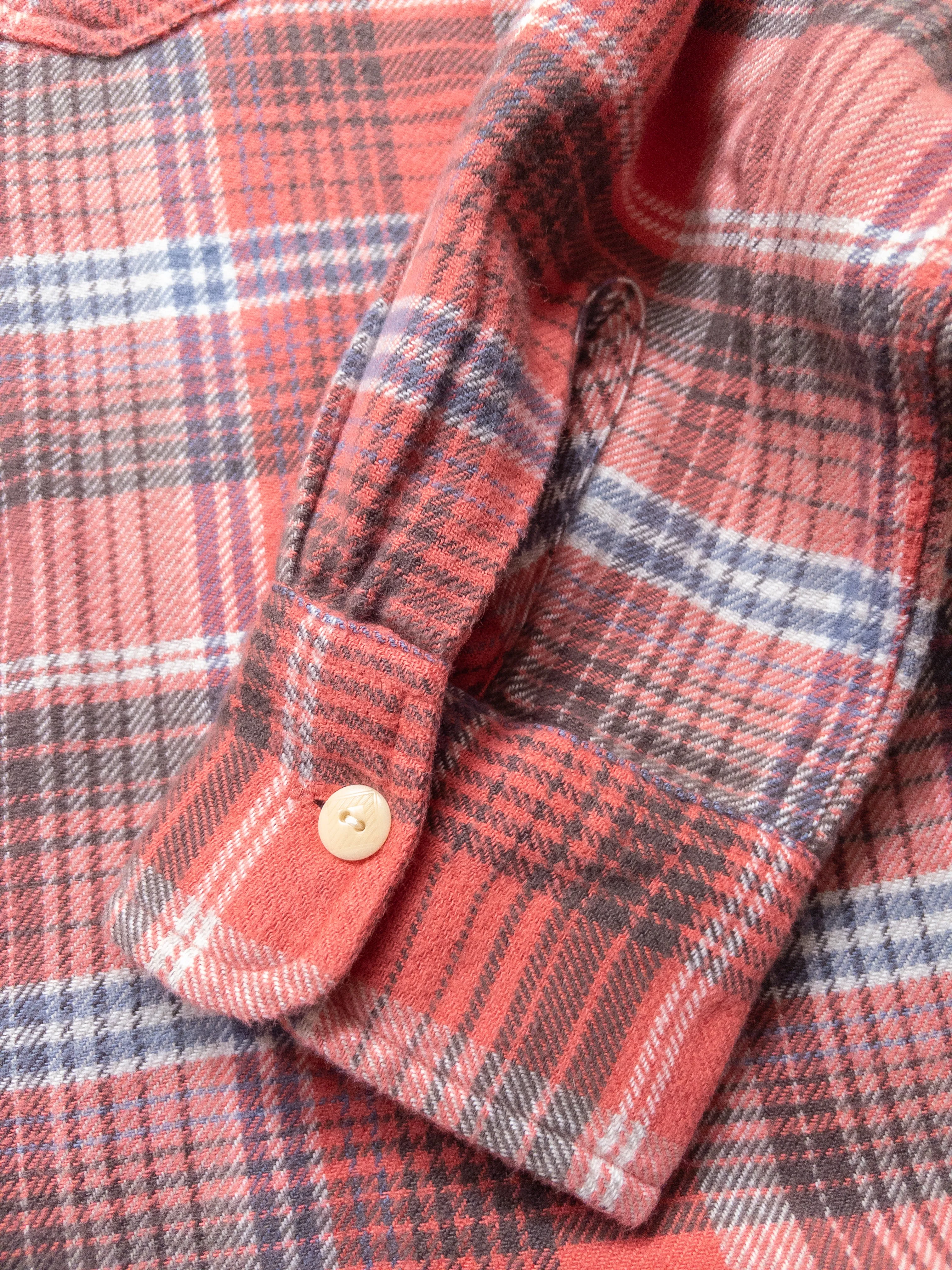 Washed Flannel Workshirt - Cactus Flower Plaid sold by Wythe NY product image thumbnail 4