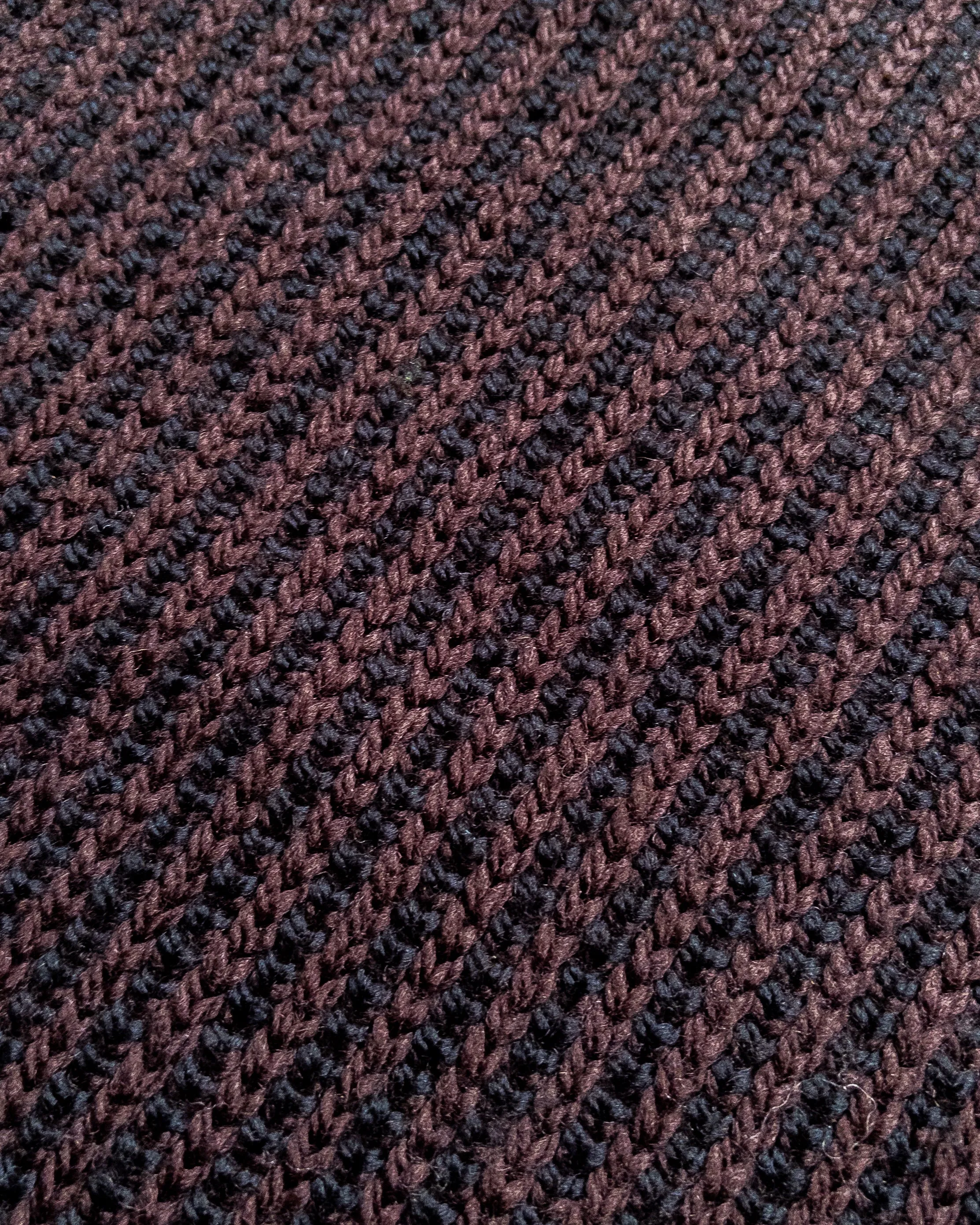 Two-Tone Crewneck Sweater - Brown/Black sold by Wythe NY product image thumbnail 4