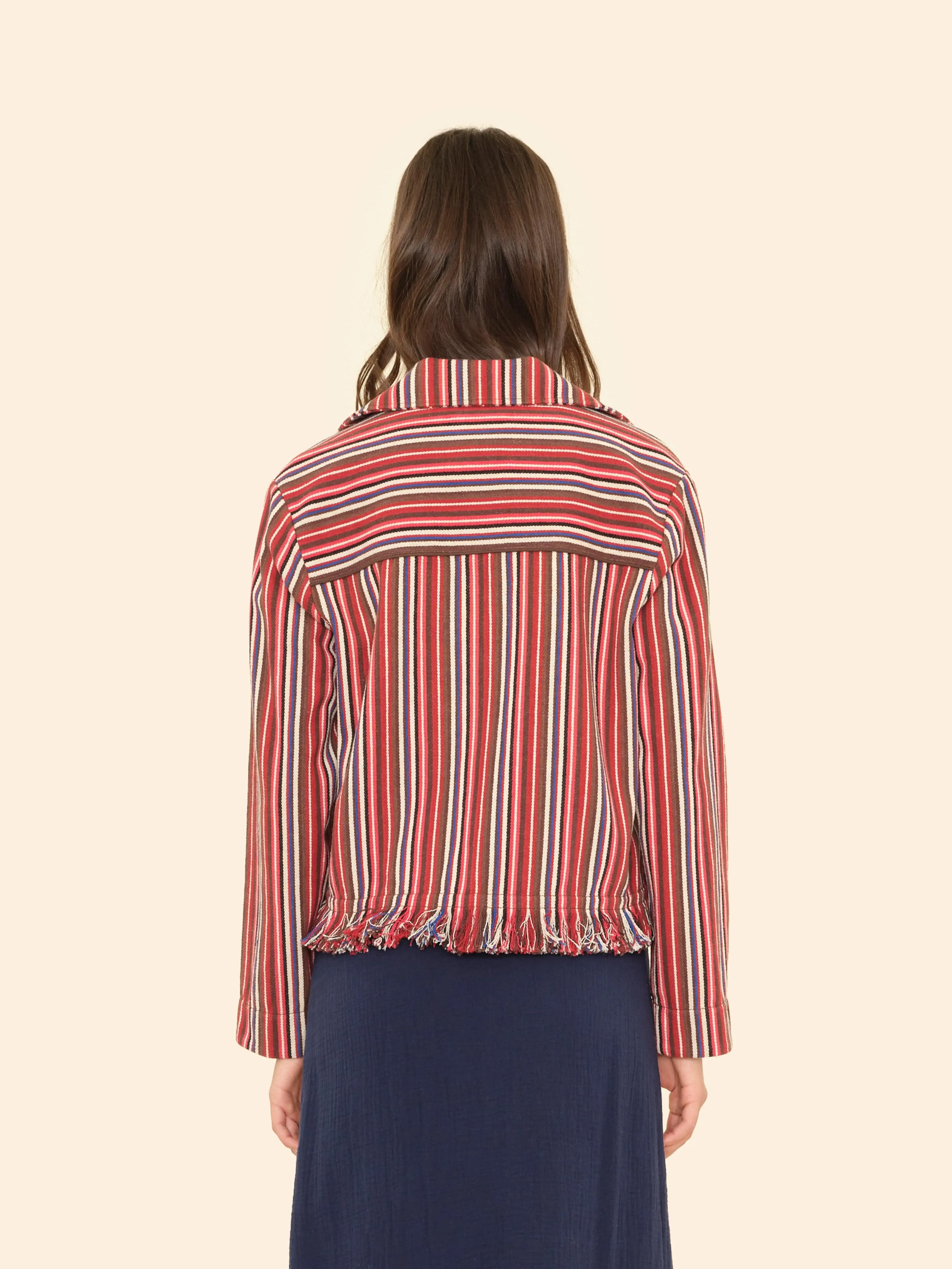 Onyx Stripe Garett Jacket sold by XiRENA product image thumbnail 3