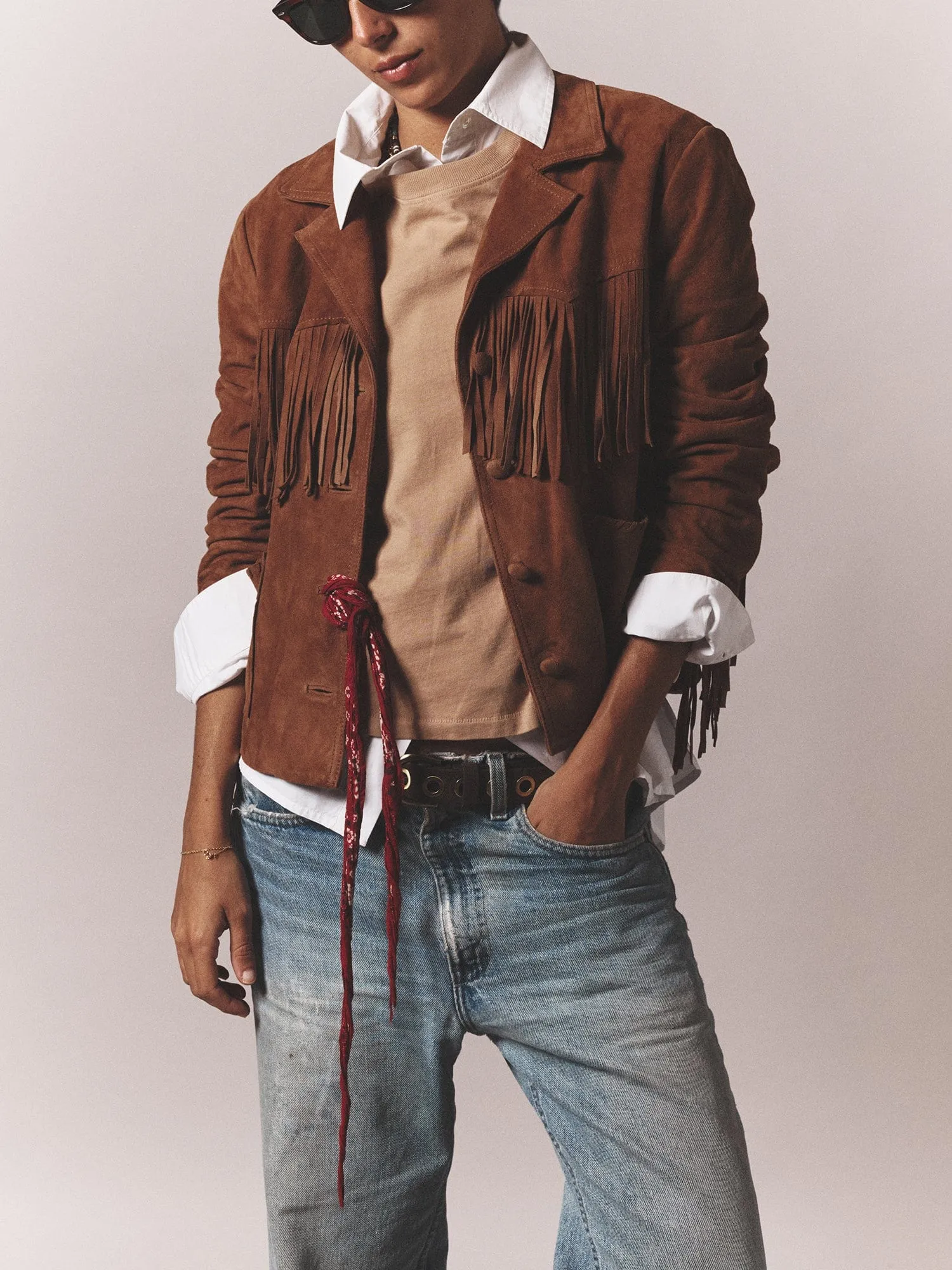 Mustang Bronco Suede Jacket sold by XiRENA product image thumbnail 4
