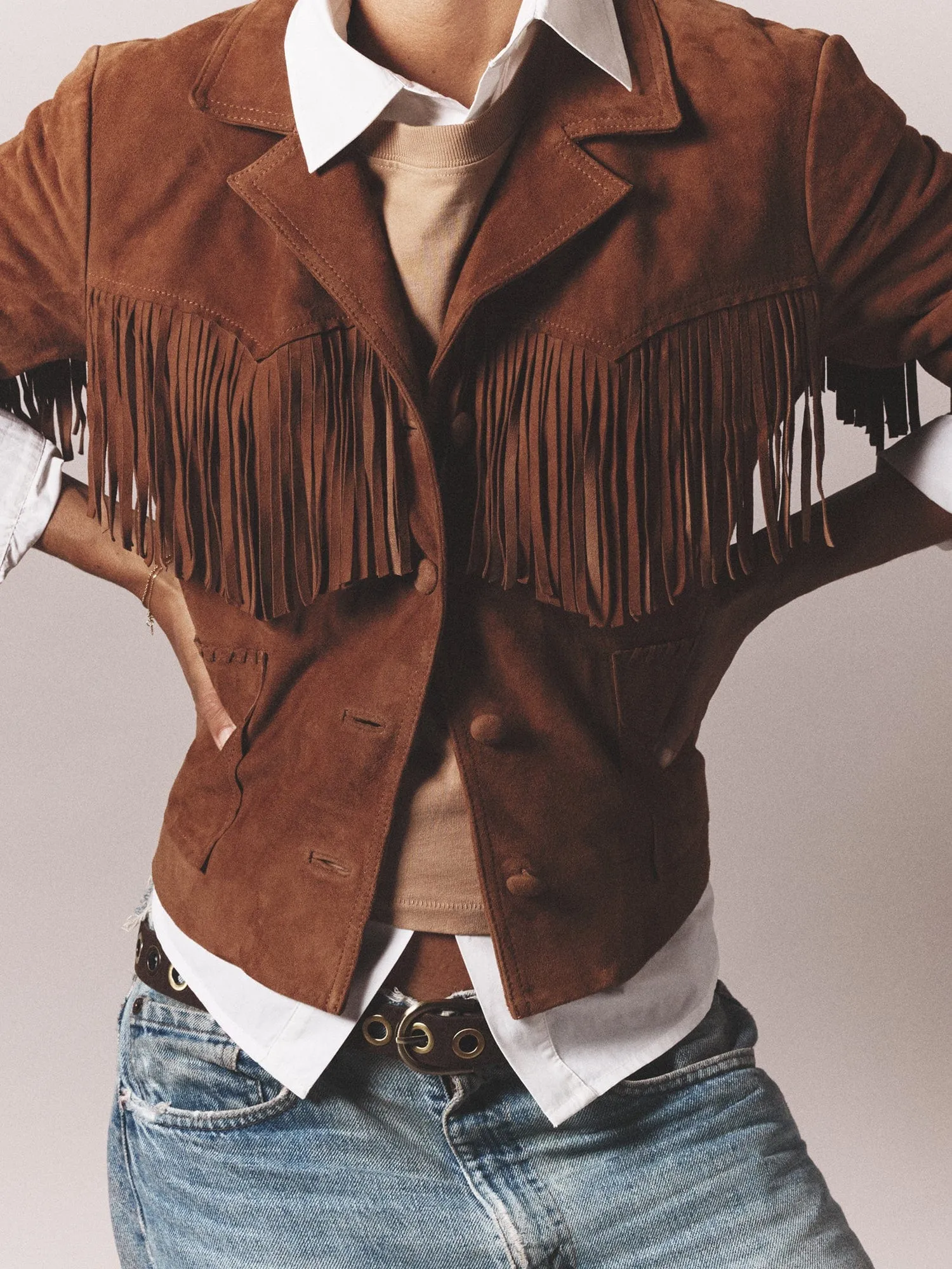 Mustang Bronco Suede Jacket sold by XiRENA product image thumbnail 2