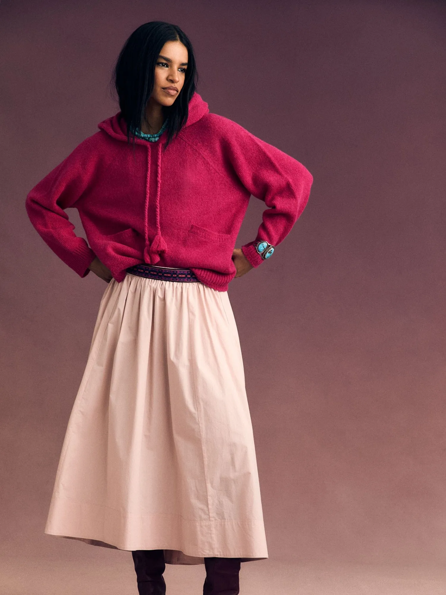 Powder Rose Gwynn Skirt sold by XiRENA product image thumbnail 2