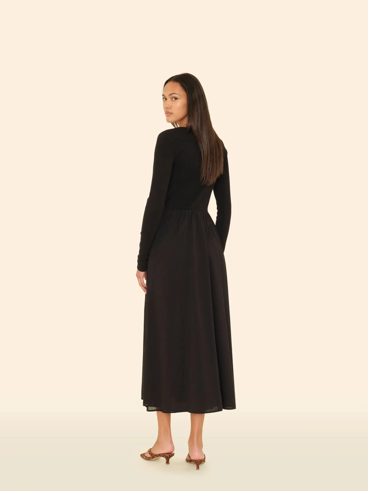 Black Zandra Dress sold by XiRENA product image thumbnail 2