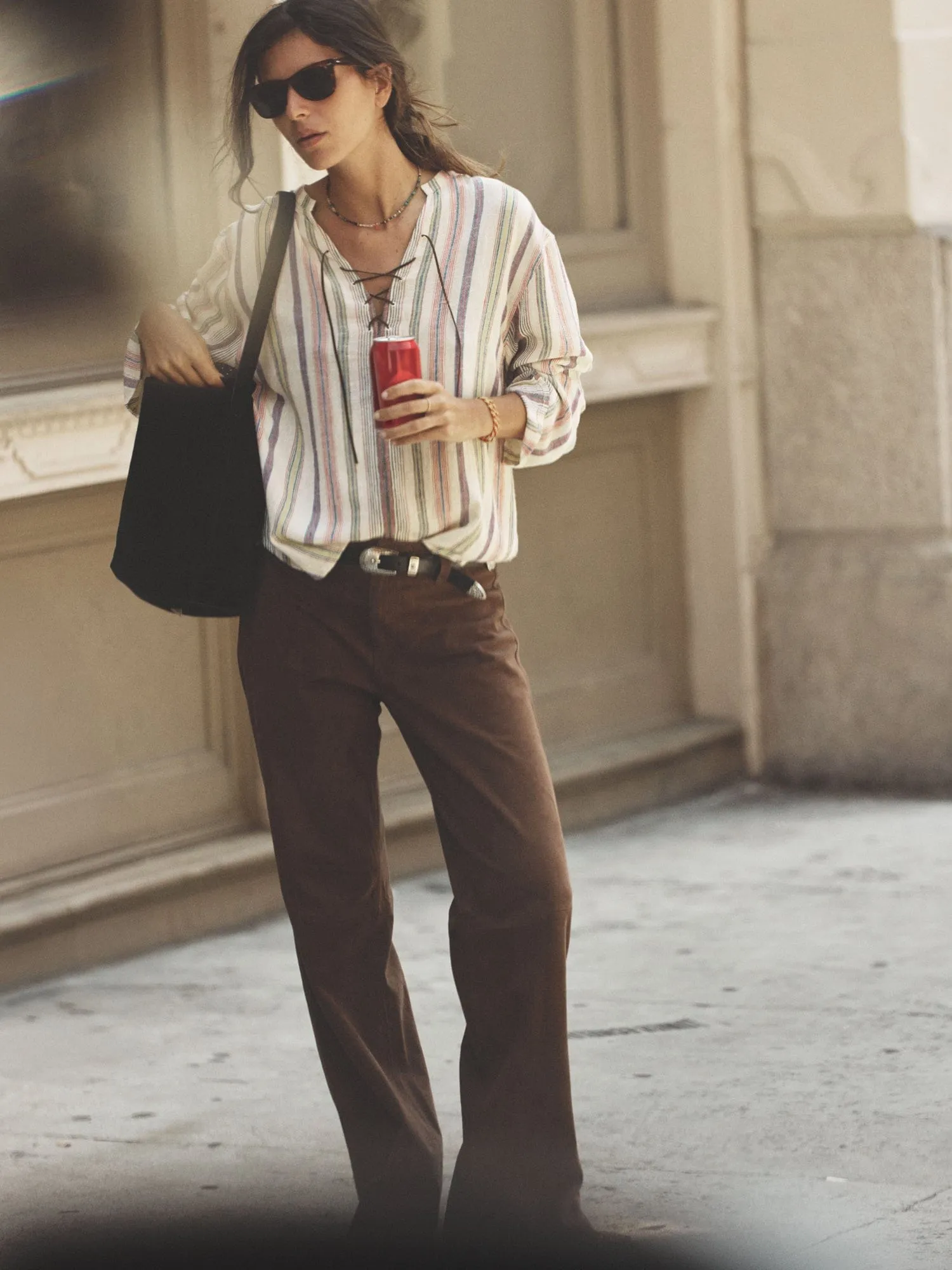 Marron Elise Pant sold by XiRENA product image thumbnail 2