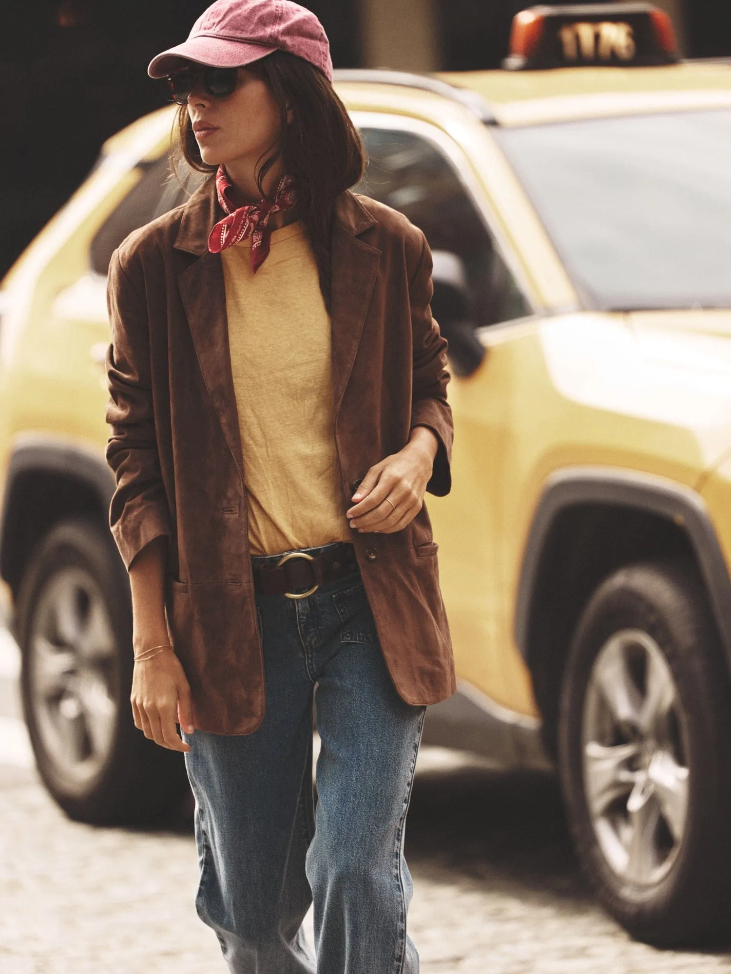 Marron Elodie Blazer sold by XiRENA product image thumbnail 2