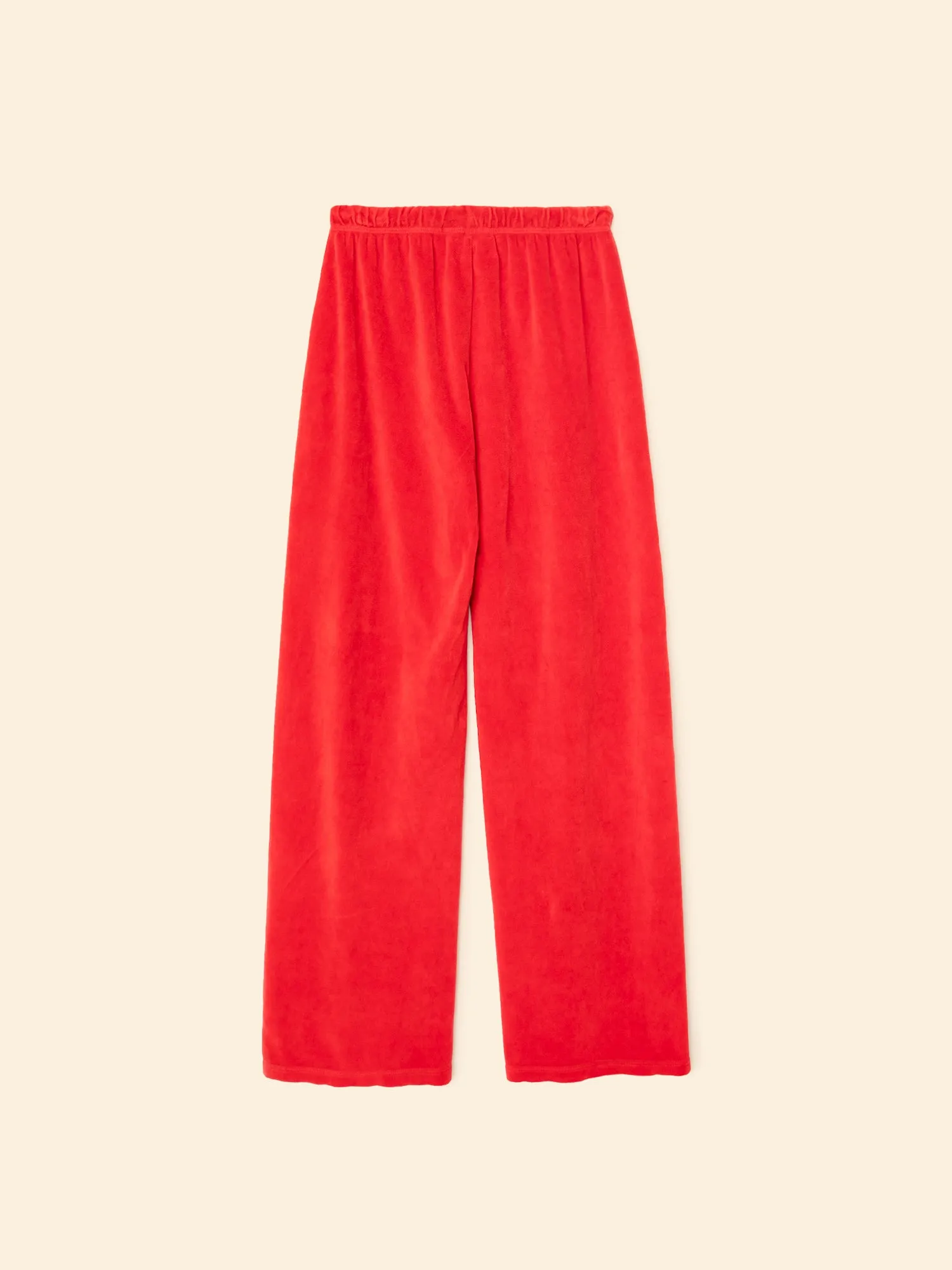 Carmine Red Manon Velour Pant sold by XiRENA product image thumbnail 2
