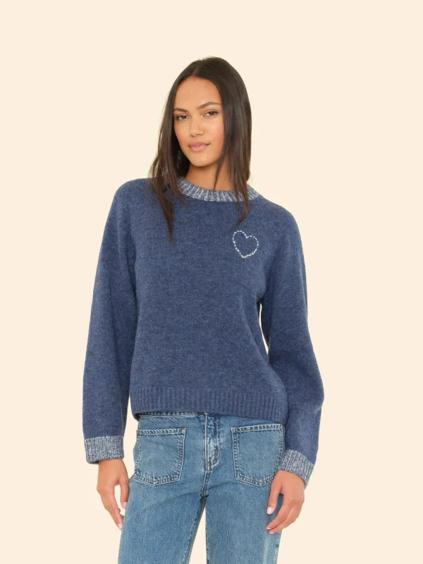 Bleu Valentin Sweater sold by XiRENA