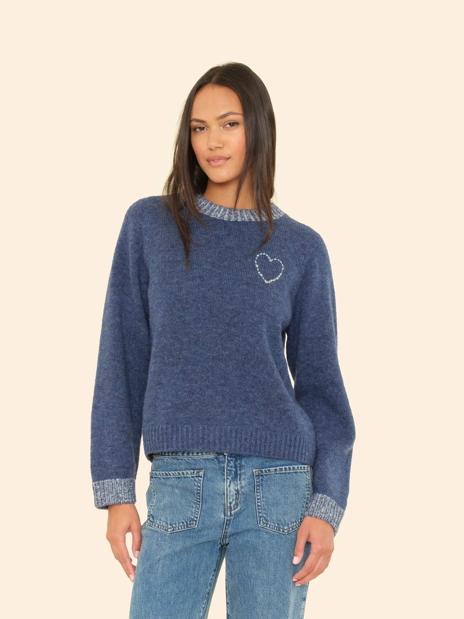 Bleu Valentin Sweater sold by XiRENA
