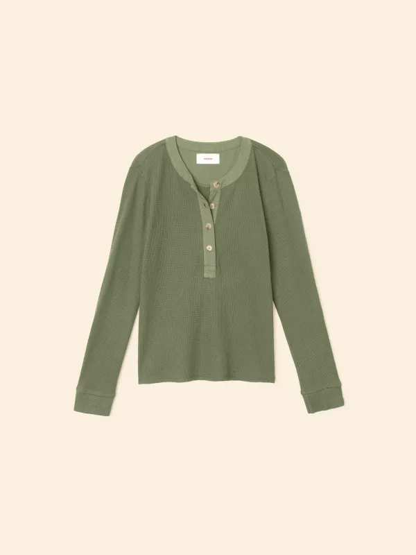 Washed Army Lucas Top sold by XiRENA