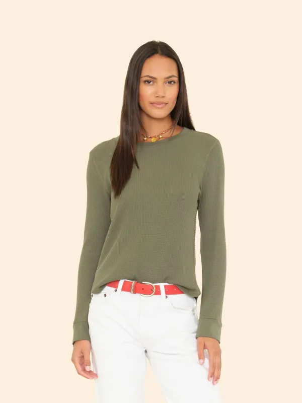 Washed Army Theo Top sold by XiRENA