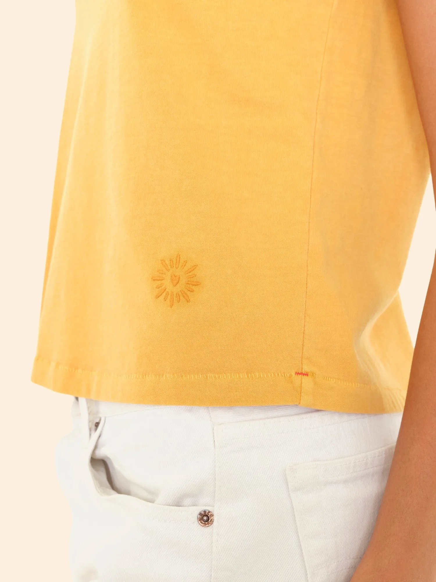 Sunflower Yellow Frankie Tee sold by XiRENA product image thumbnail 2