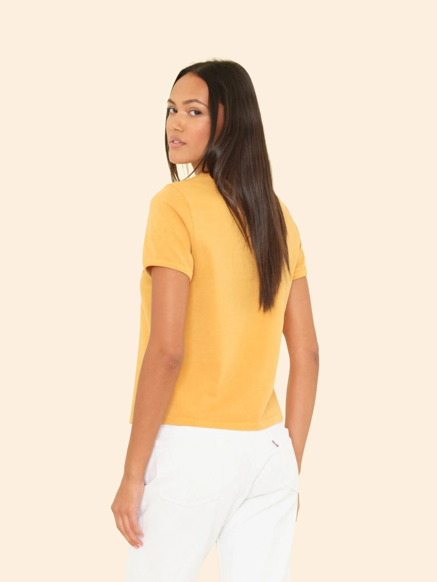 Sunflower Yellow Frankie Tee sold by XiRENA product image thumbnail 3