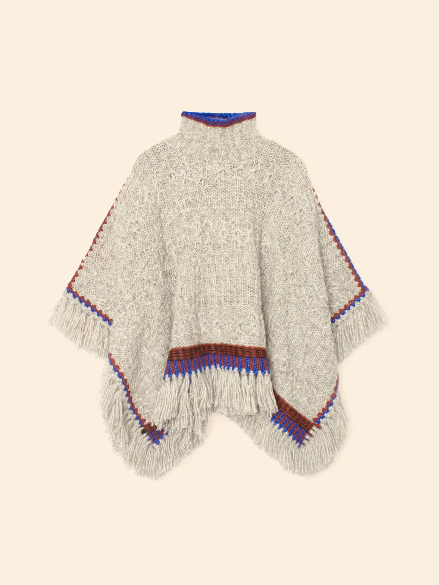 Gris Hugo Poncho Sweater sold by XiRENA product image thumbnail 5