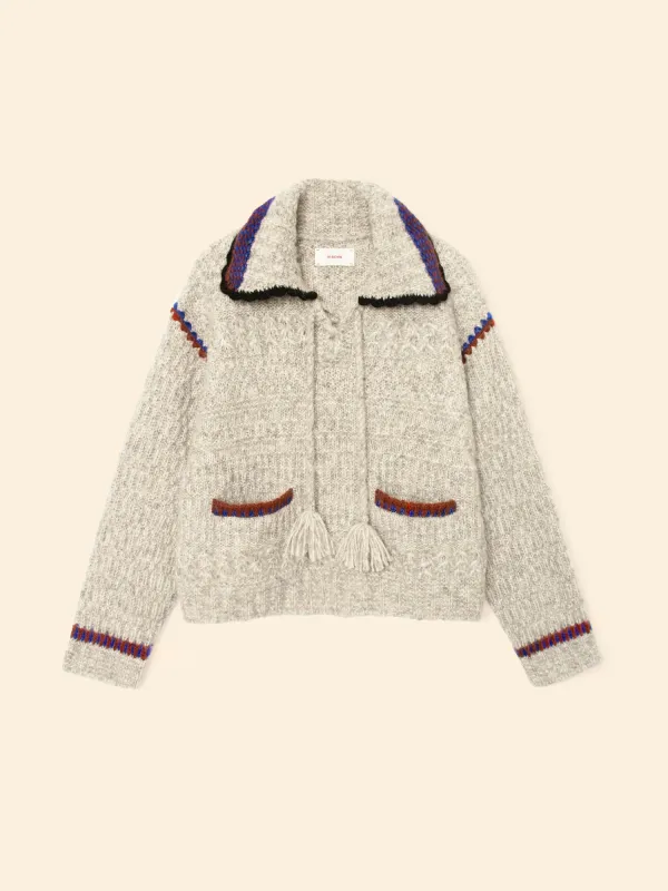 Gris Beatrice Sweater sold by XiRENA