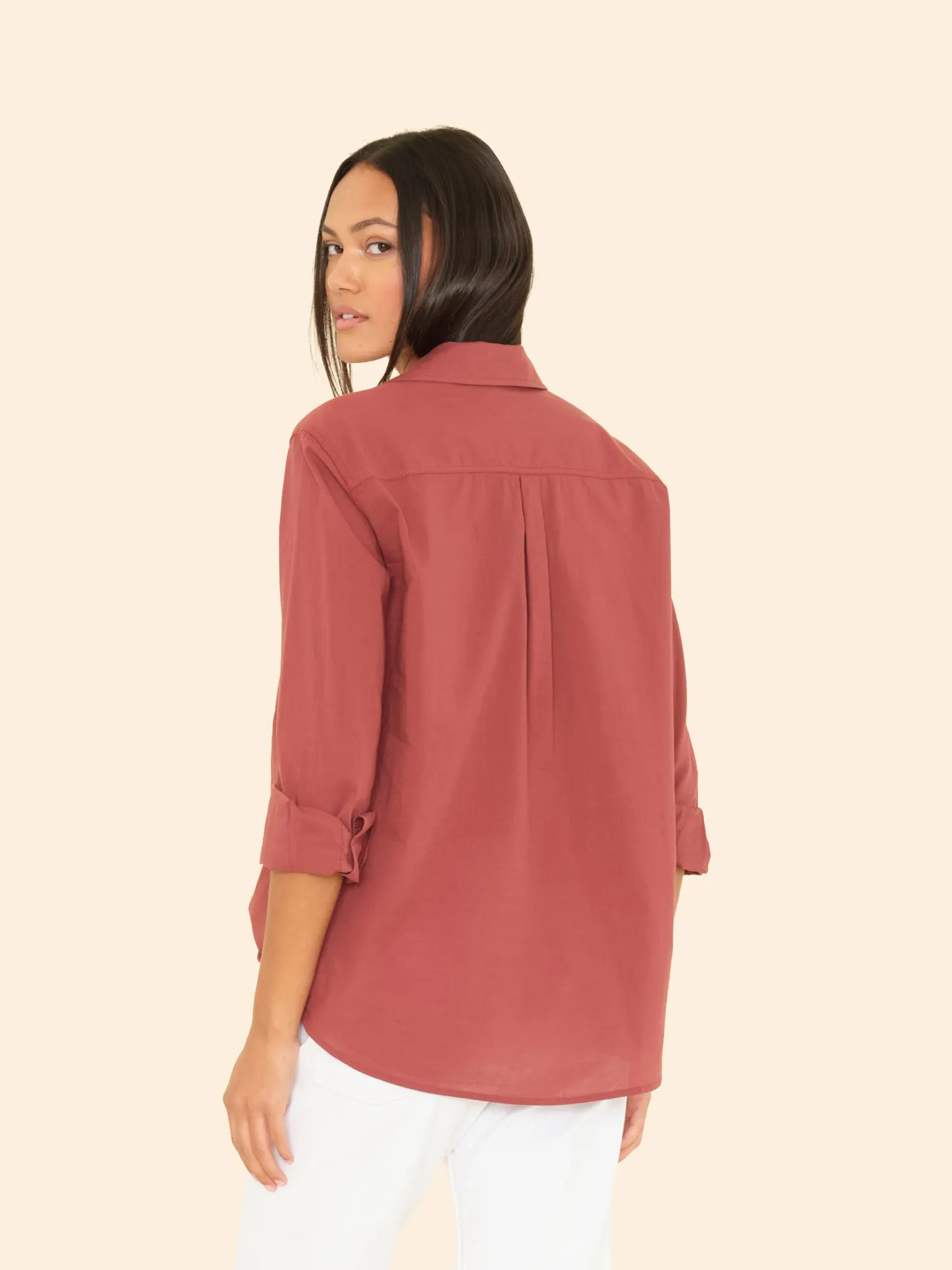 Russet Brown Caroline Shirt sold by XiRENA product image thumbnail 3