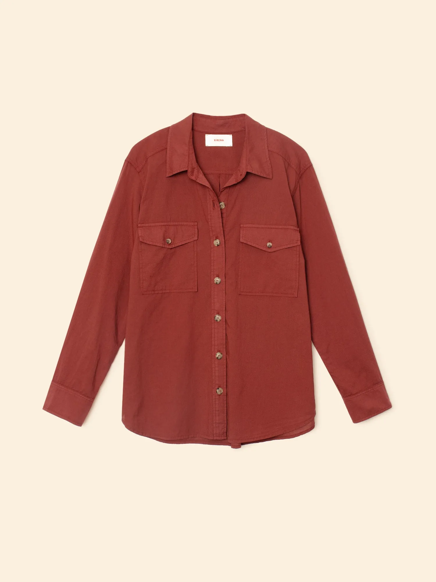 Russet Brown Caroline Shirt sold by XiRENA product image thumbnail 5