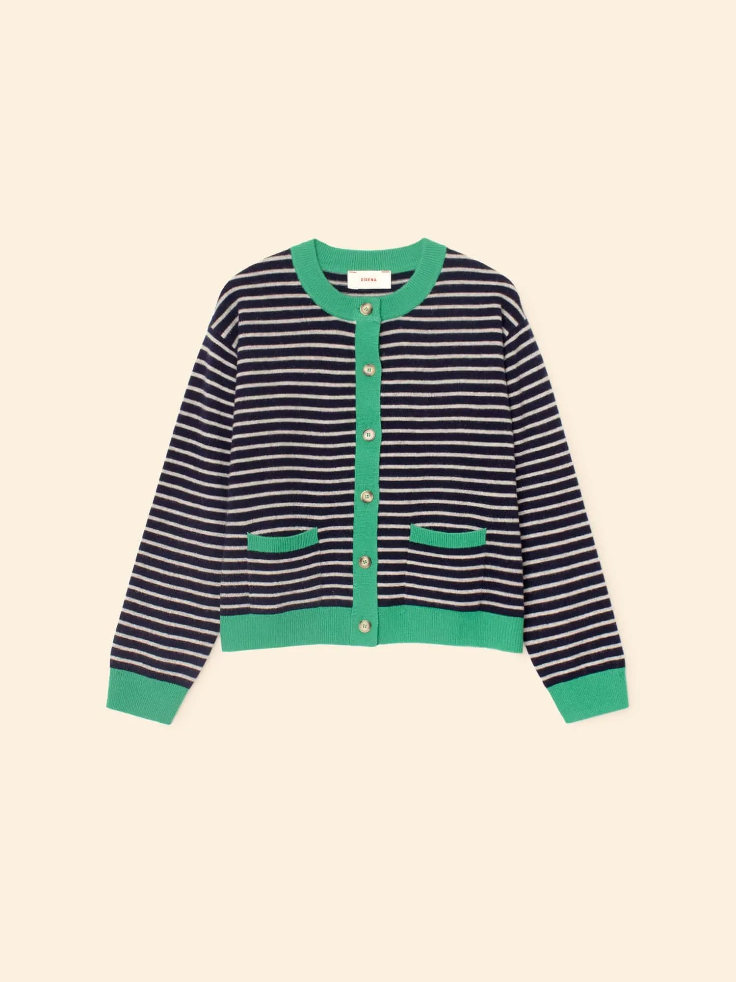 Navy Stripe Lillian Cardigan sold by XiRENA product image thumbnail 3