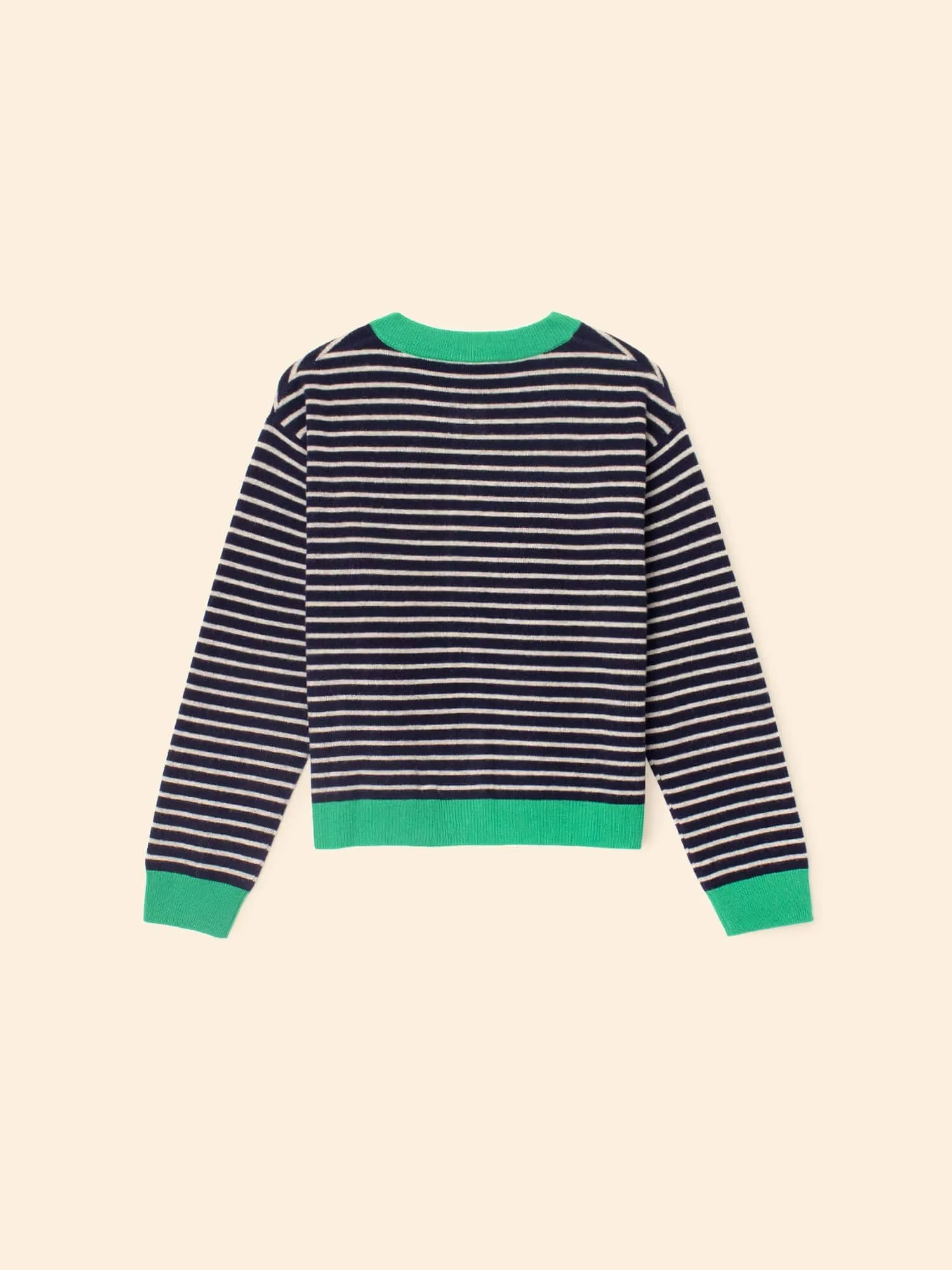 Navy Stripe Lillian Cardigan sold by XiRENA product image thumbnail 4
