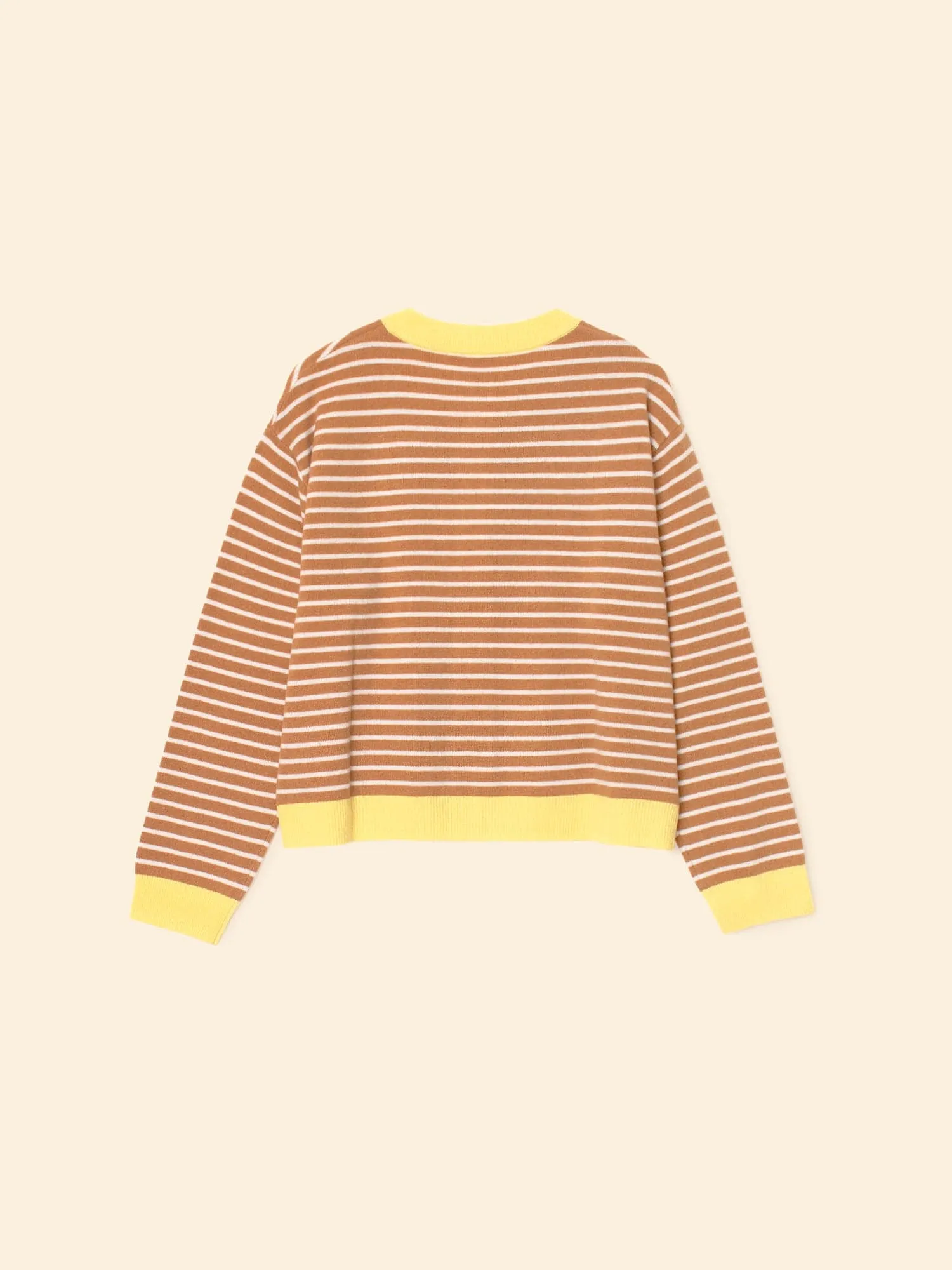 Camel Stripe Lillian Cardigan sold by XiRENA product image thumbnail 4