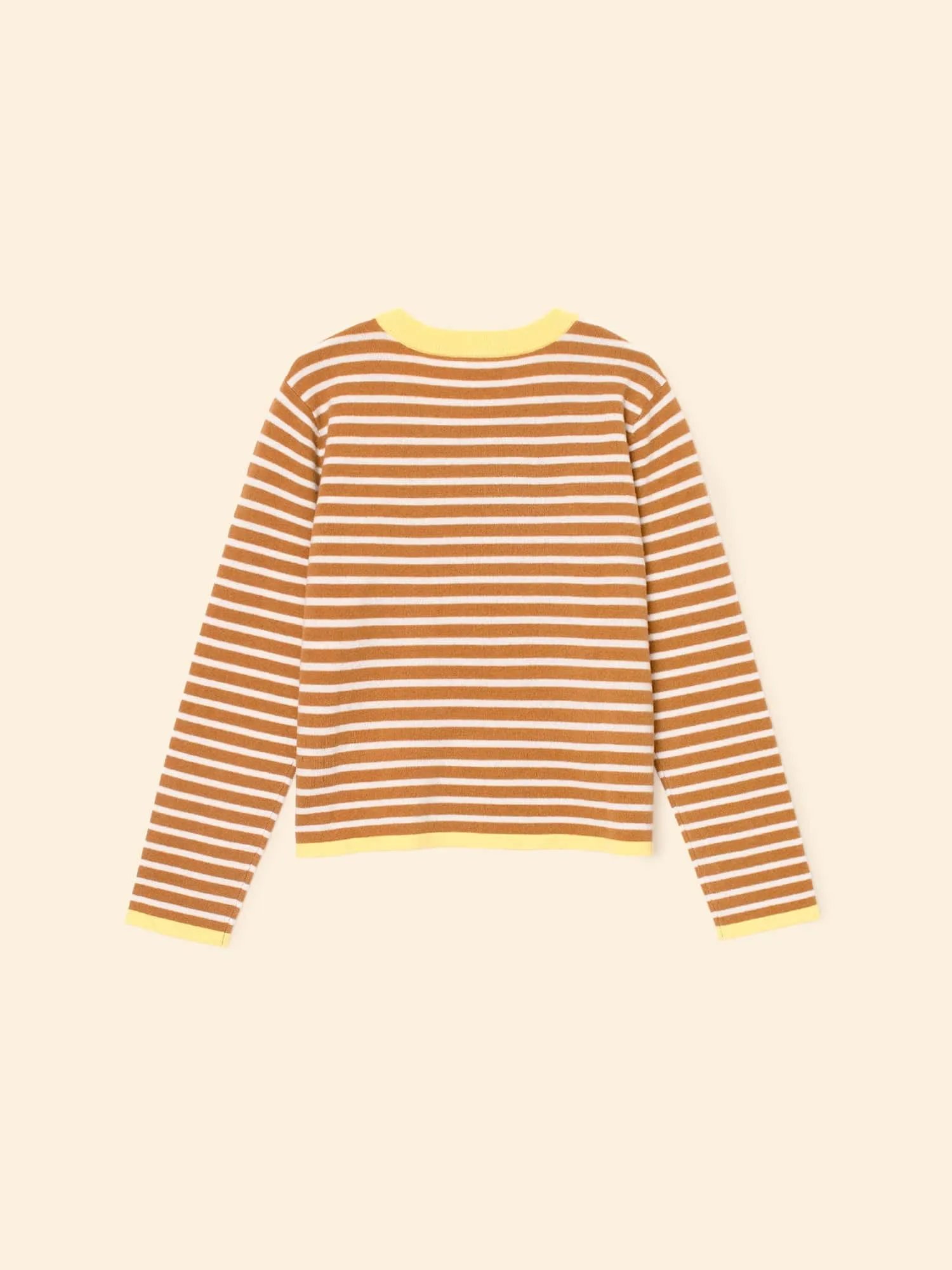 Camel Stripe Maxwell Sweater sold by XiRENA product image thumbnail 4