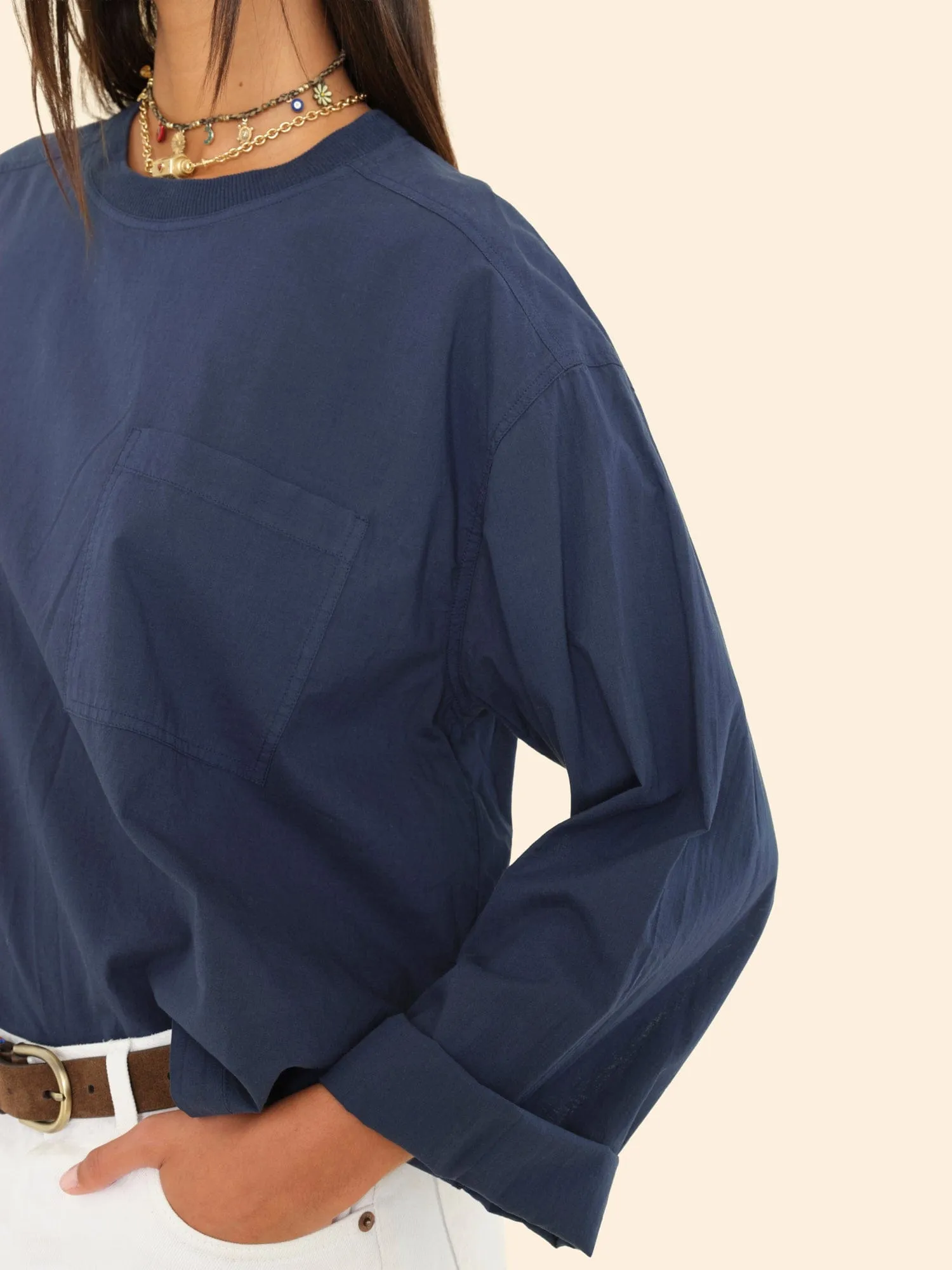 Navy Jordana Top sold by XiRENA product image thumbnail 2