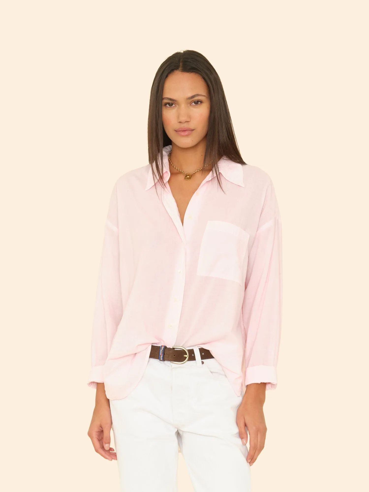 Pale Rose Sydney Shirt sold by XiRENA