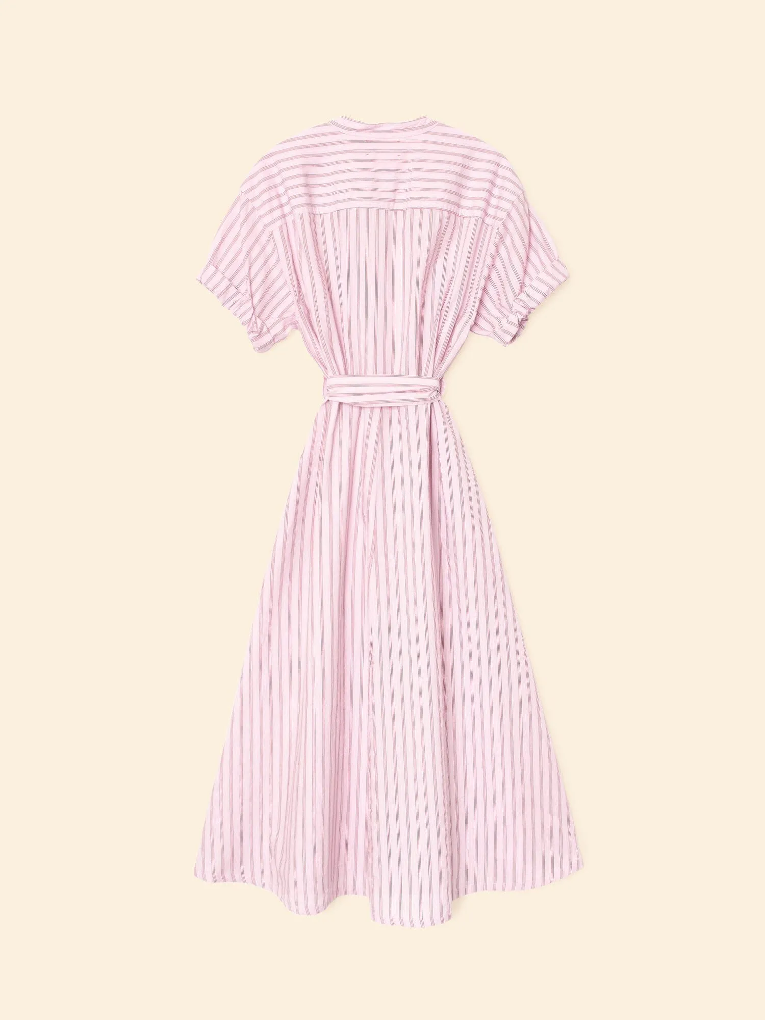 Blush Cherry Stripe Liora Dress sold by XiRENA product image thumbnail 4