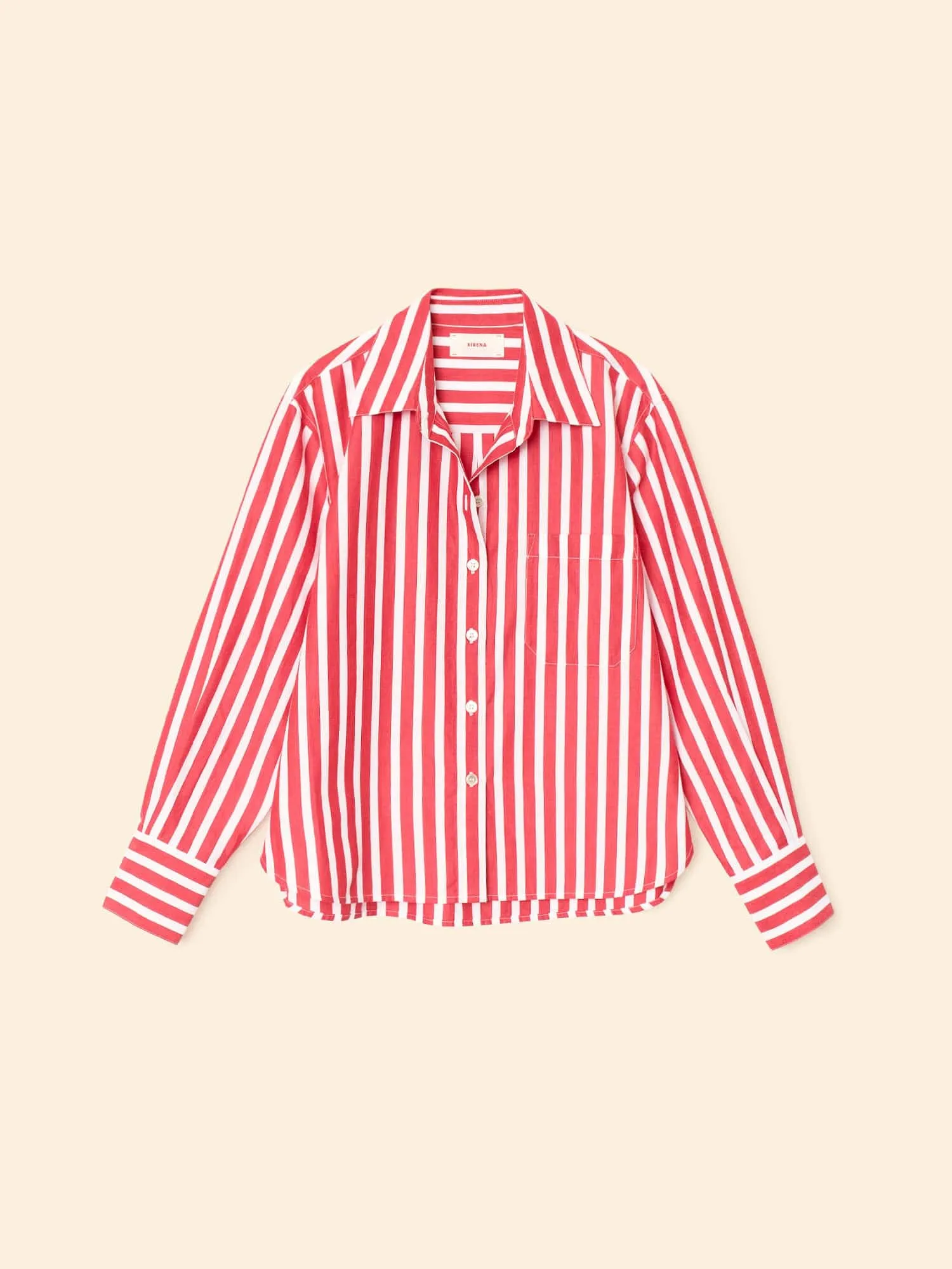 Scarlet Stripe Monroe Shirt sold by XiRENA product image thumbnail 3