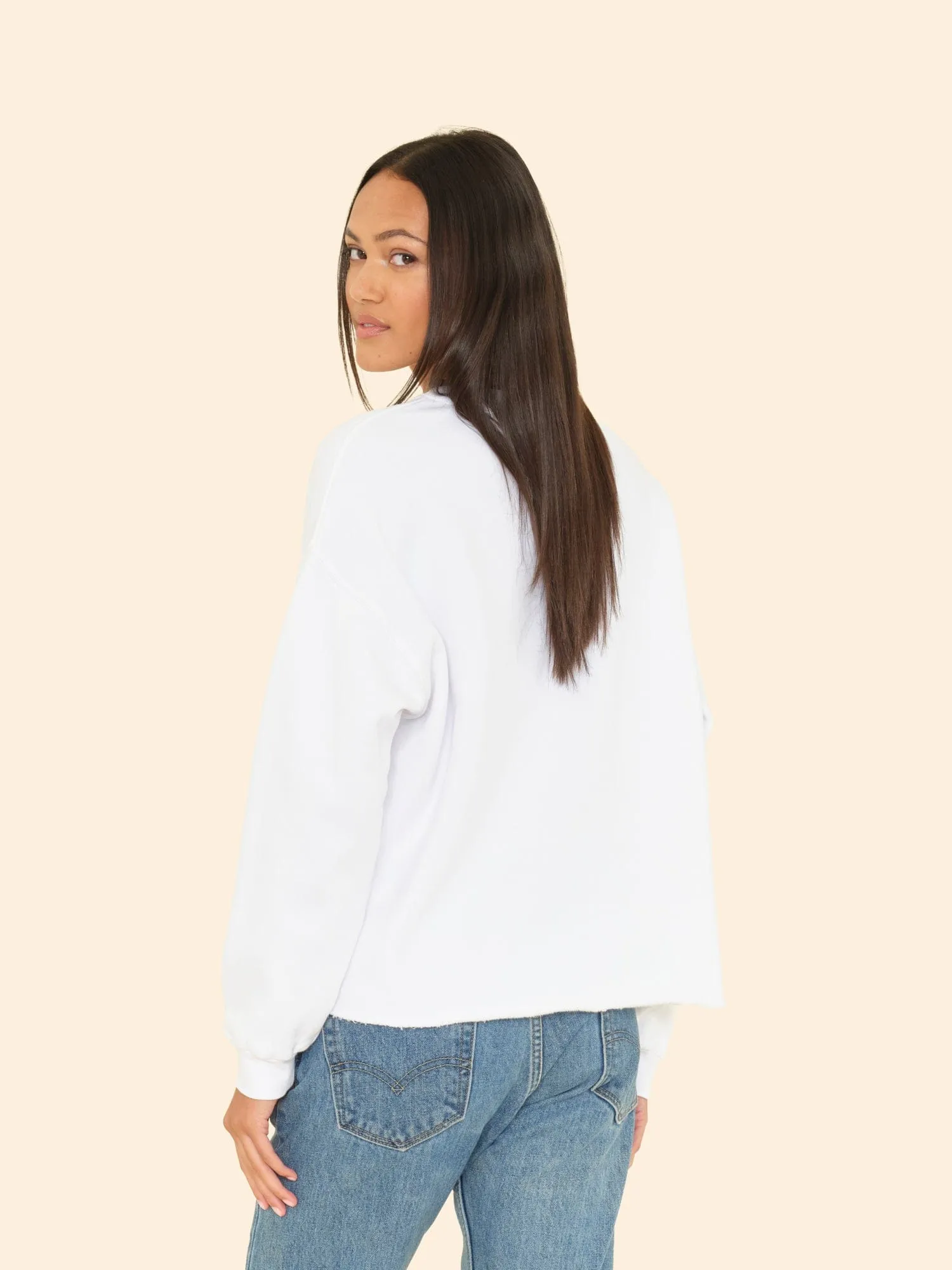 White Honor Sweatshirt sold by XiRENA product image thumbnail 2