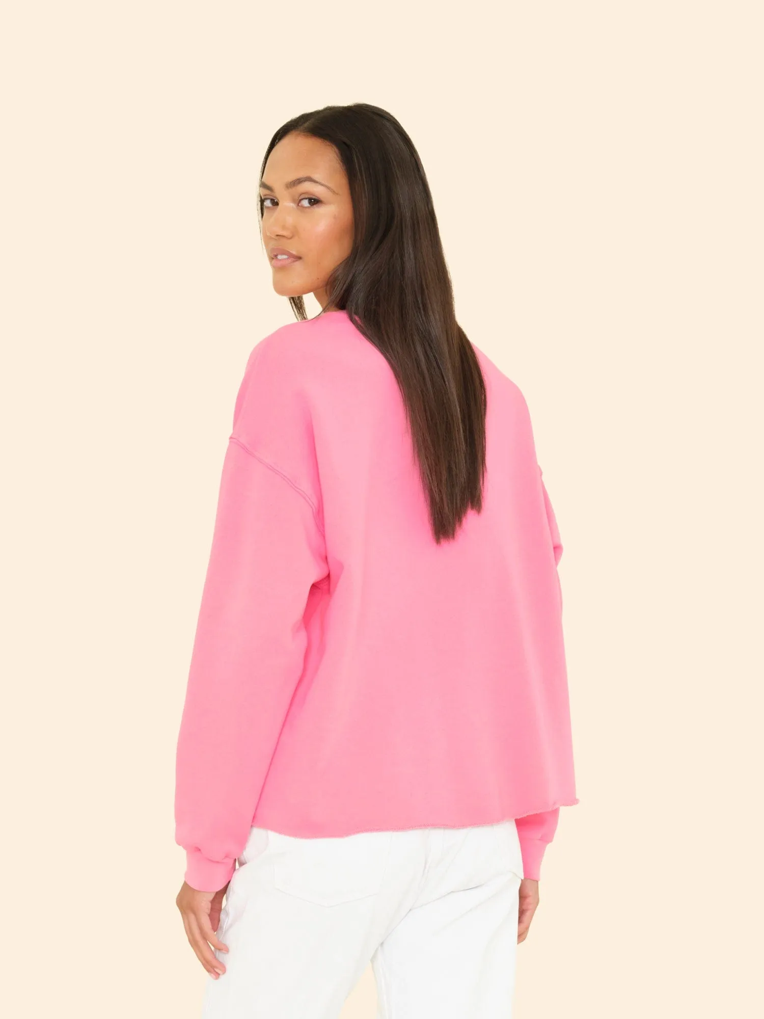 Pink Bloom Honor Sweatshirt sold by XiRENA product image thumbnail 2