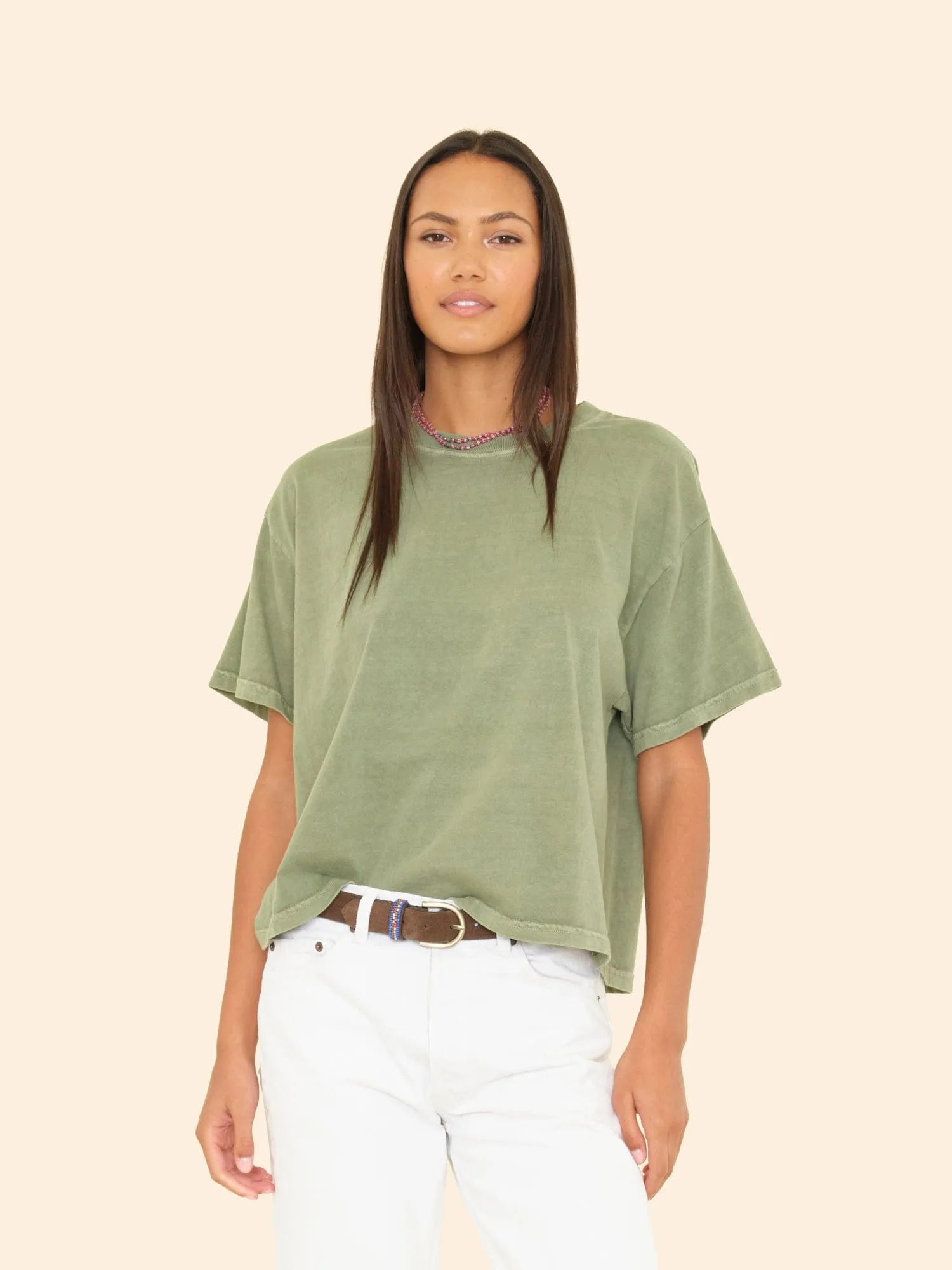 Vintage Olive Leaf Palmer Tee sold by XiRENA