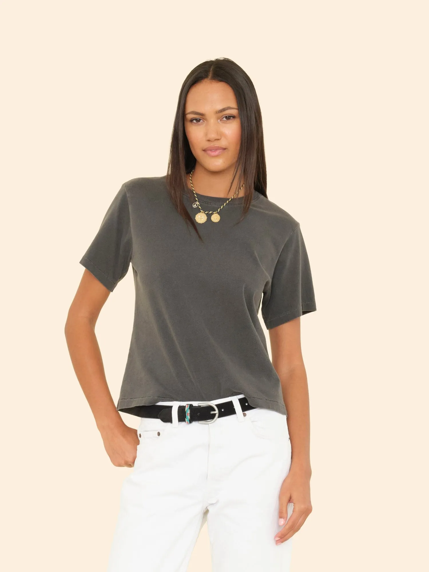 Vintage Black Georgy Tee sold by XiRENA product image thumbnail 3