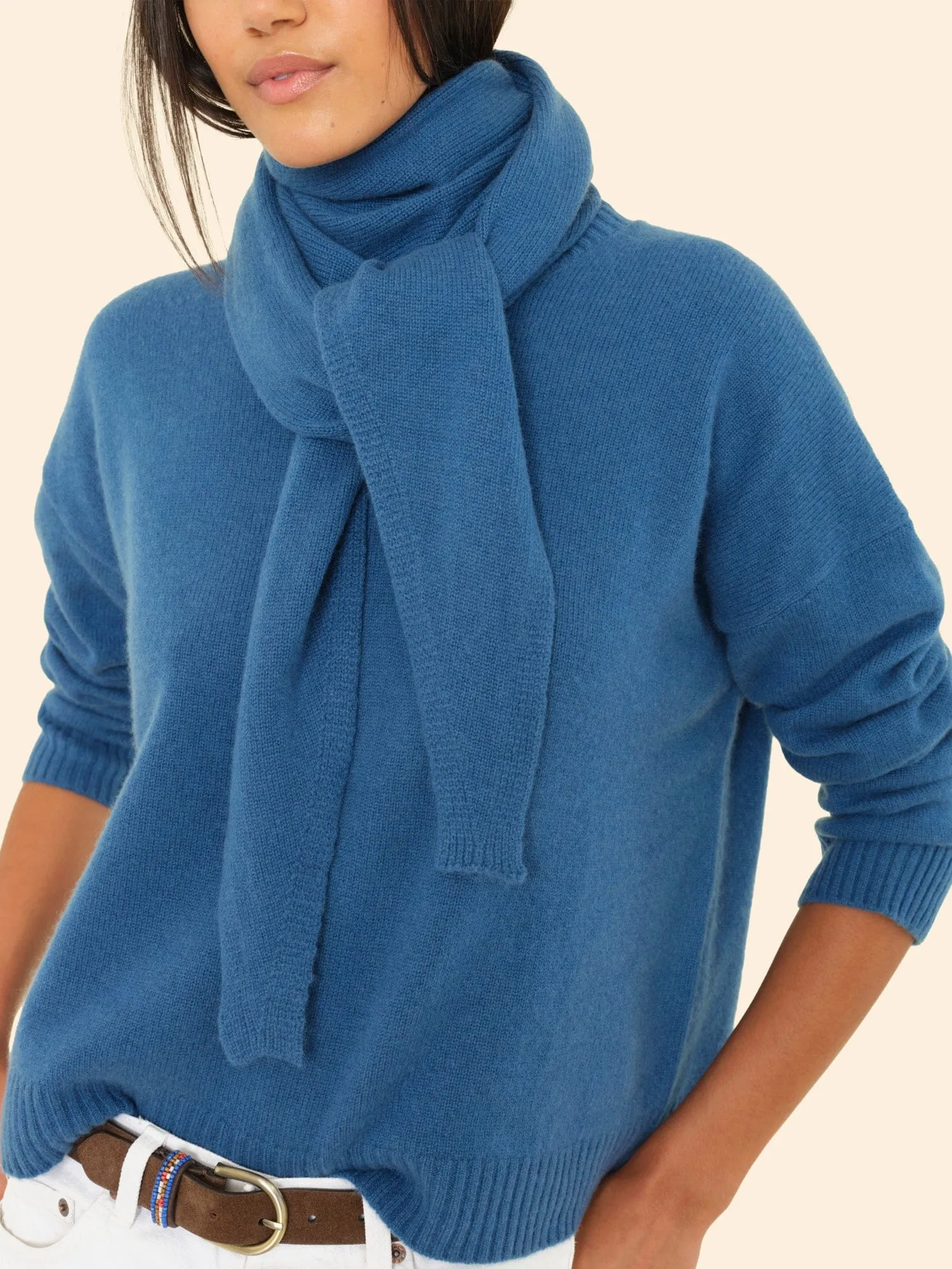 Lagoon Blue Le Petit Scarf sold by XiRENA product image thumbnail 3