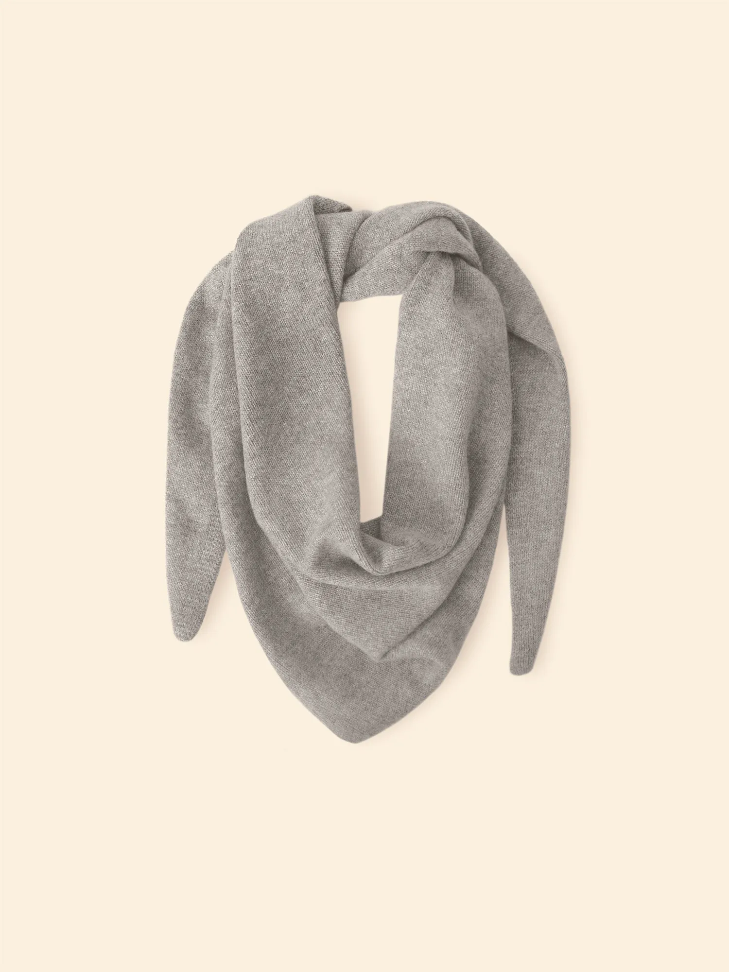 Flannel Grey Heather Le Petit Scarf sold by XiRENA