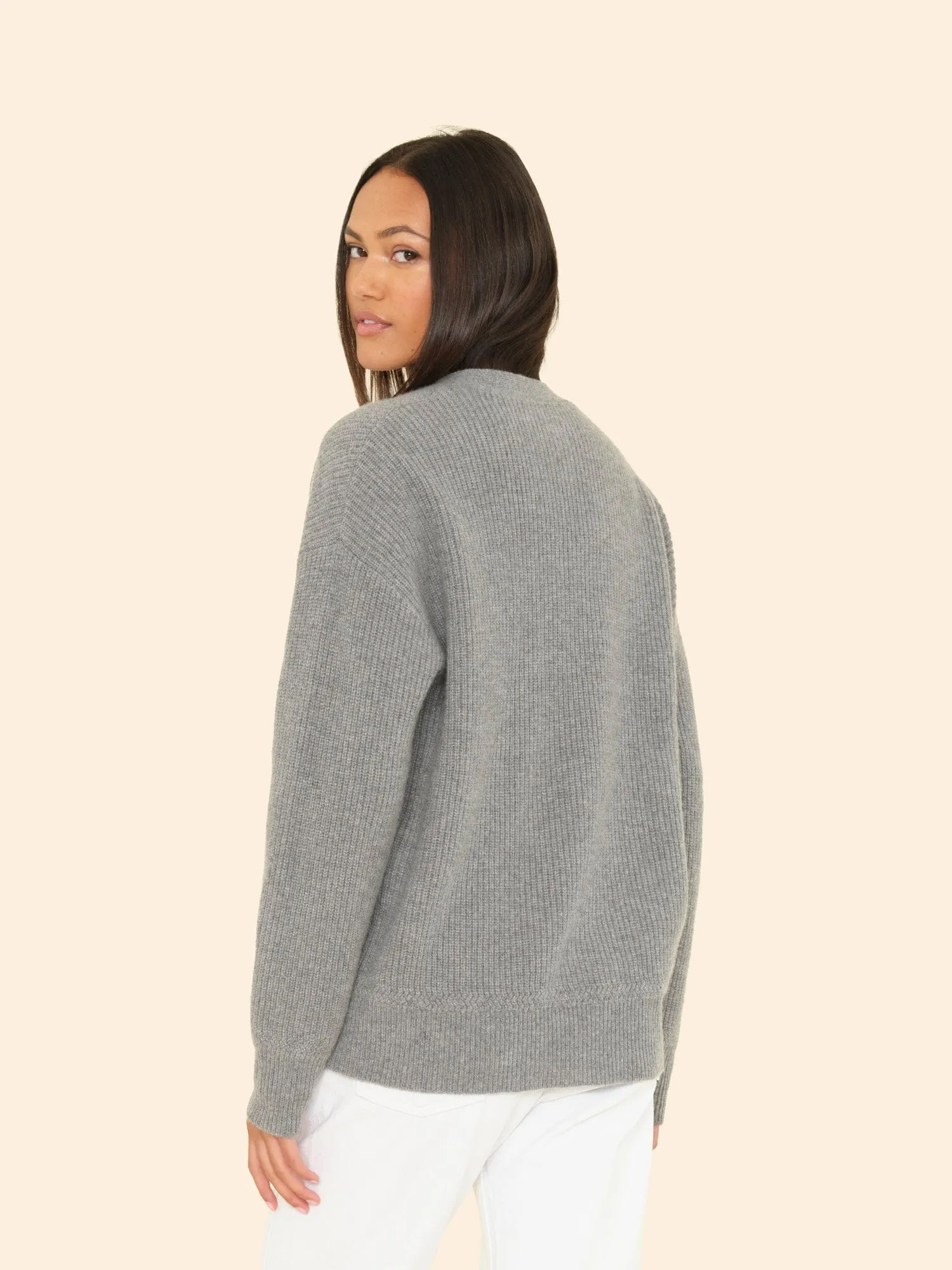 Flannel Grey Heather Ramona Cardigan sold by XiRENA product image thumbnail 2
