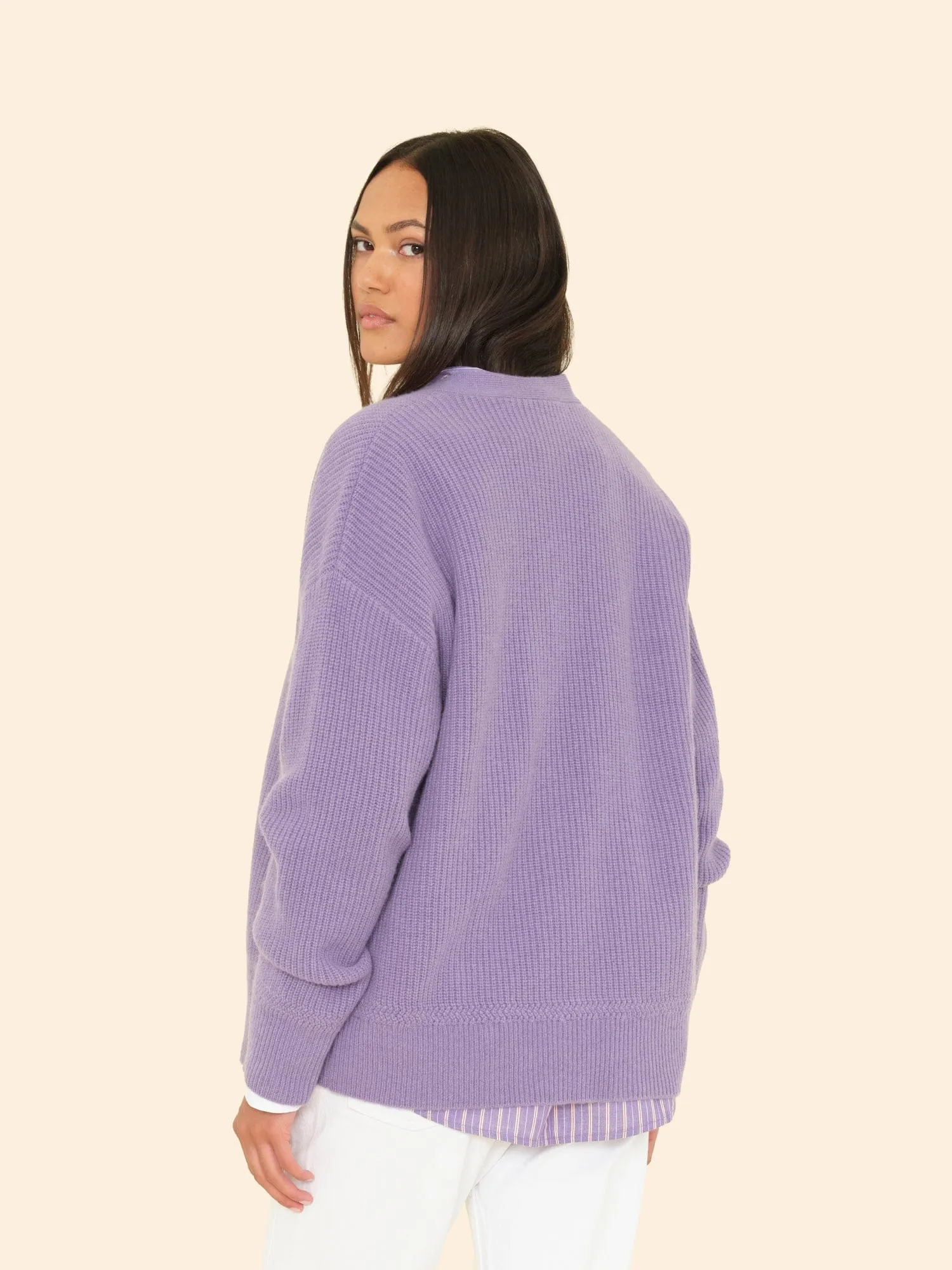 Chalk Violet Ramona Cardigan sold by XiRENA product image thumbnail 2