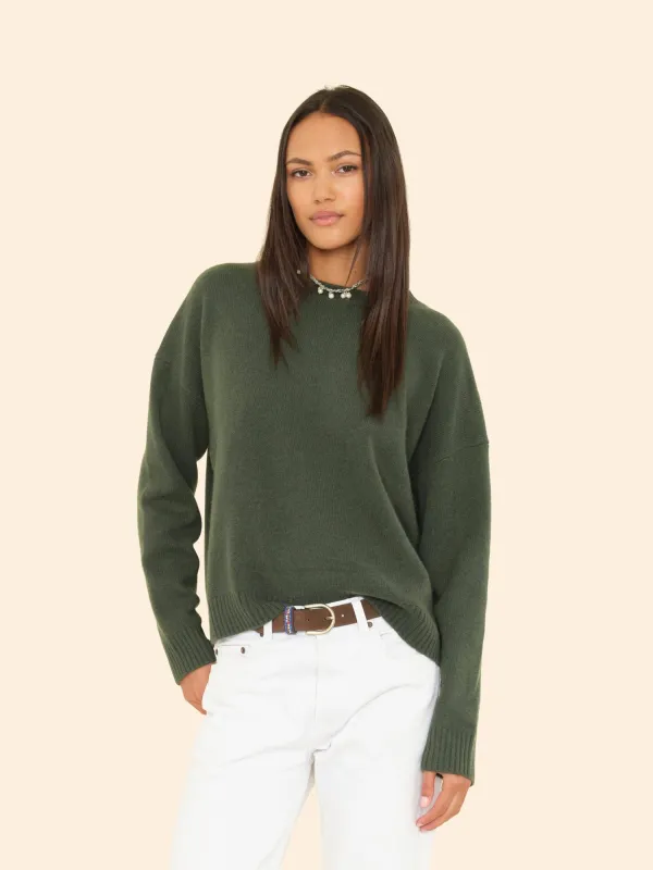 Myrtle Green Lela Sweater sold by XiRENA