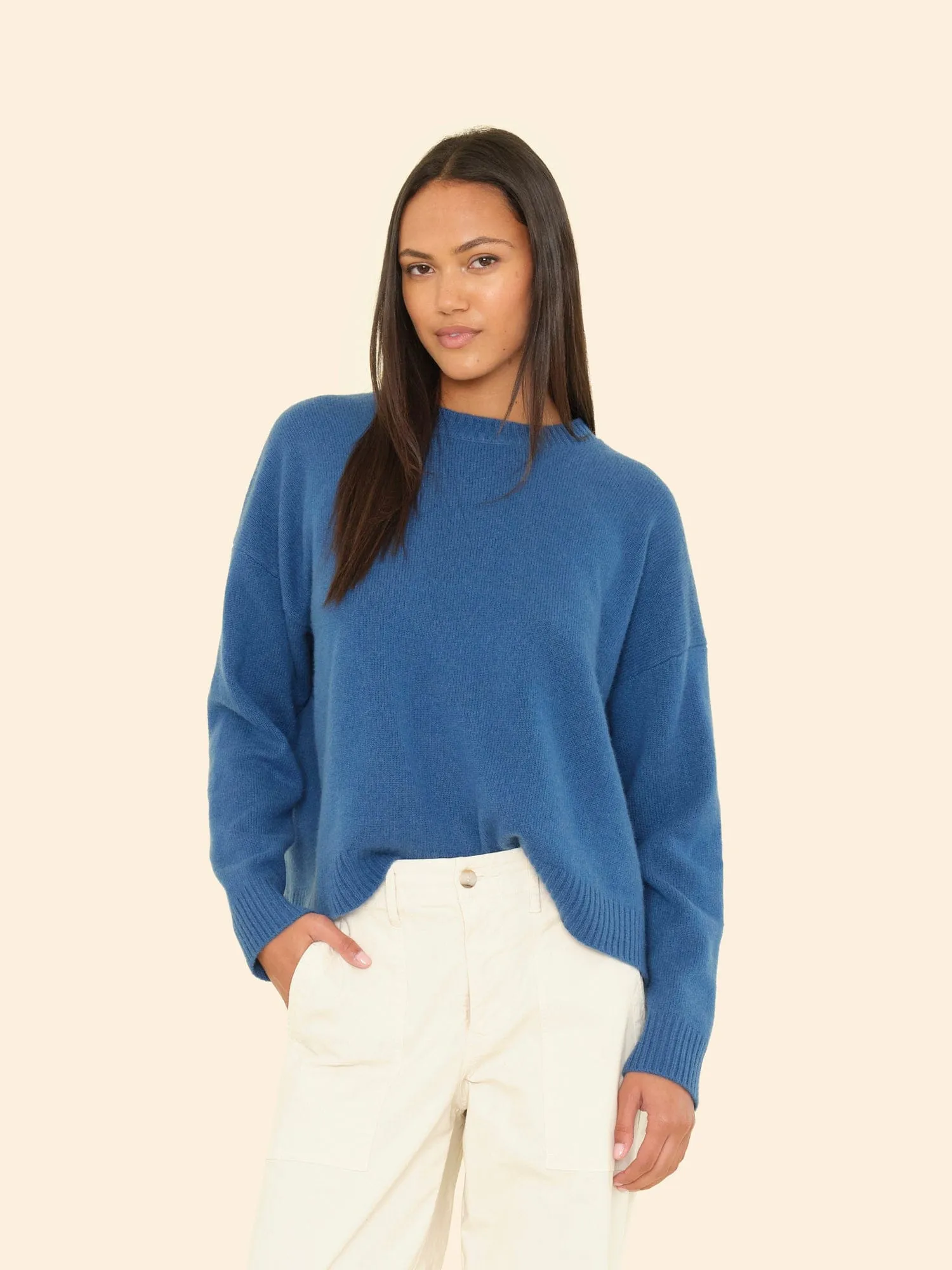 Lagoon Blue Lela Sweater sold by XiRENA