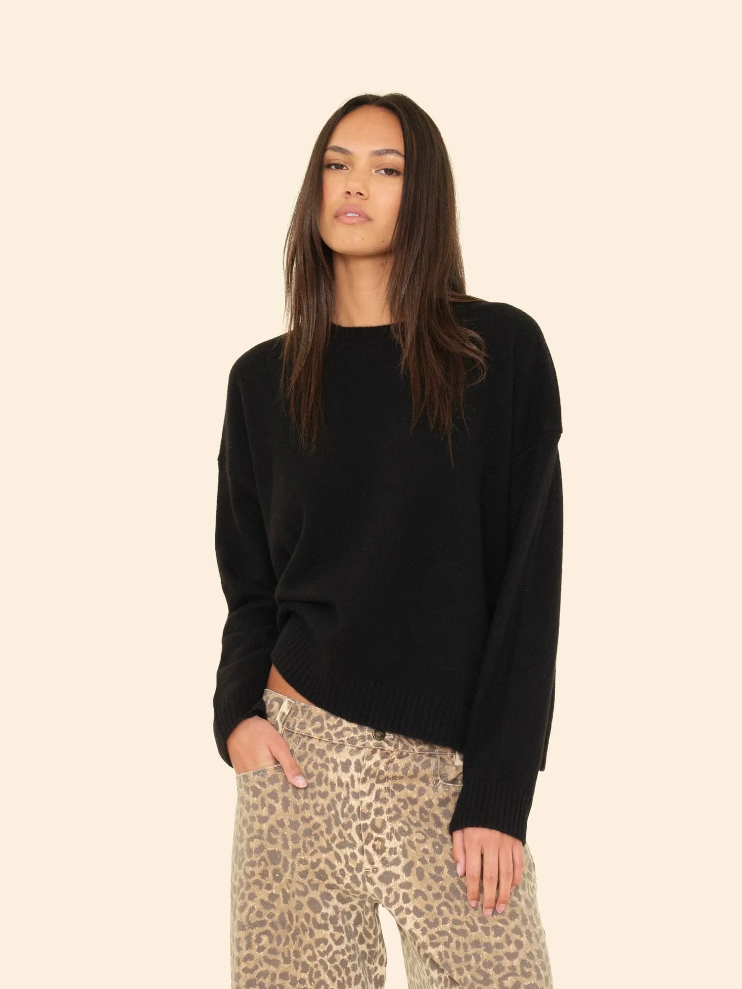 Black Lela Sweater sold by XiRENA