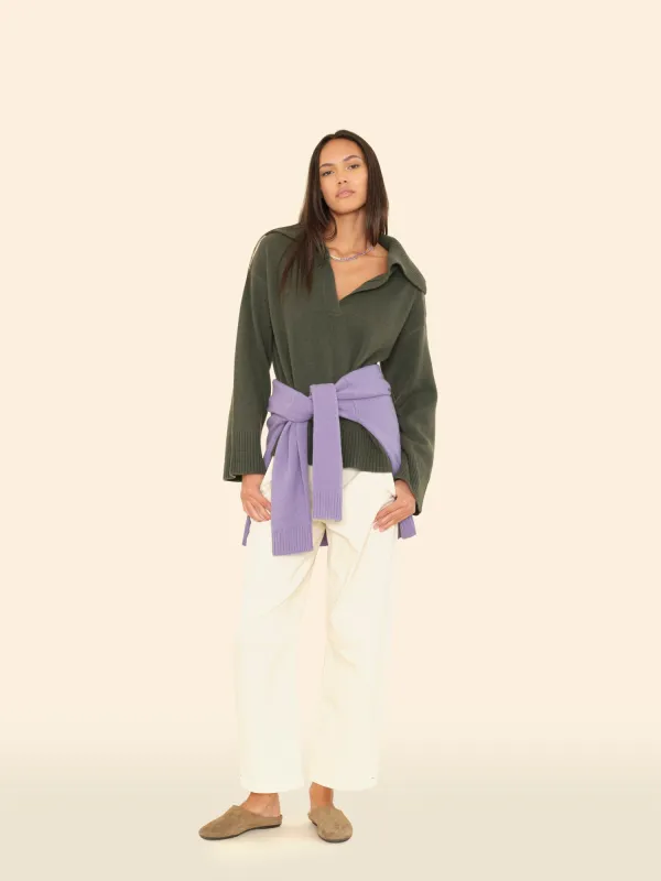 Off White Rancho Twill Pant sold by XiRENA