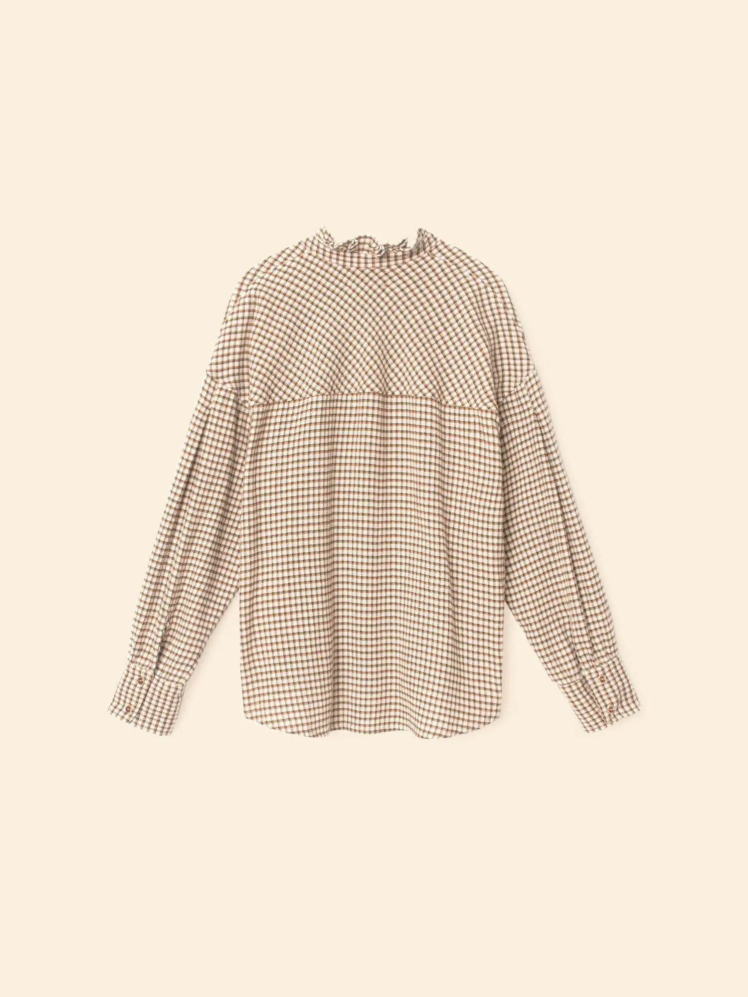 Natural Check Jensen Shirt sold by XiRENA product image thumbnail 5