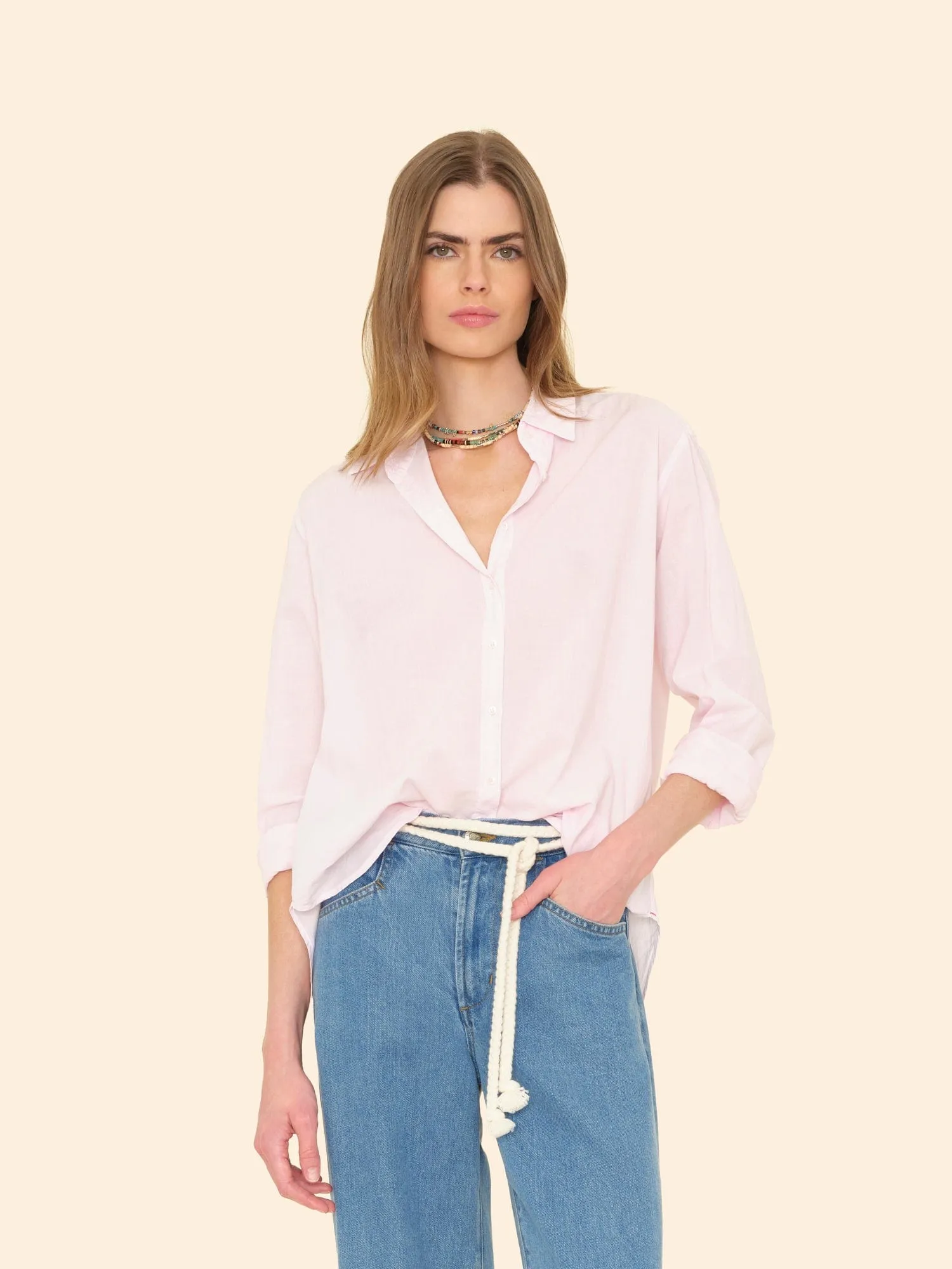 Pale Rose Beau Shirt sold by XiRENA product image thumbnail 2