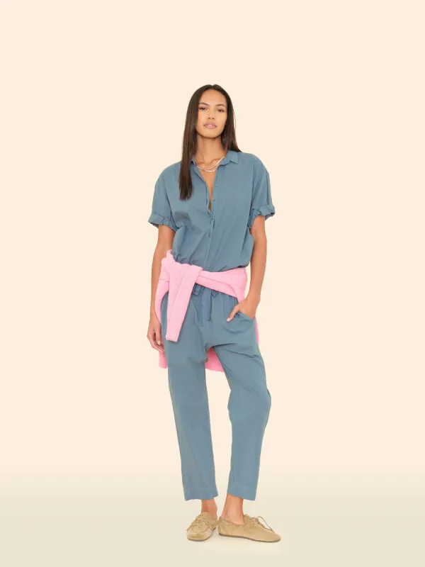 Steely Blue Draper Pant sold by XiRENA